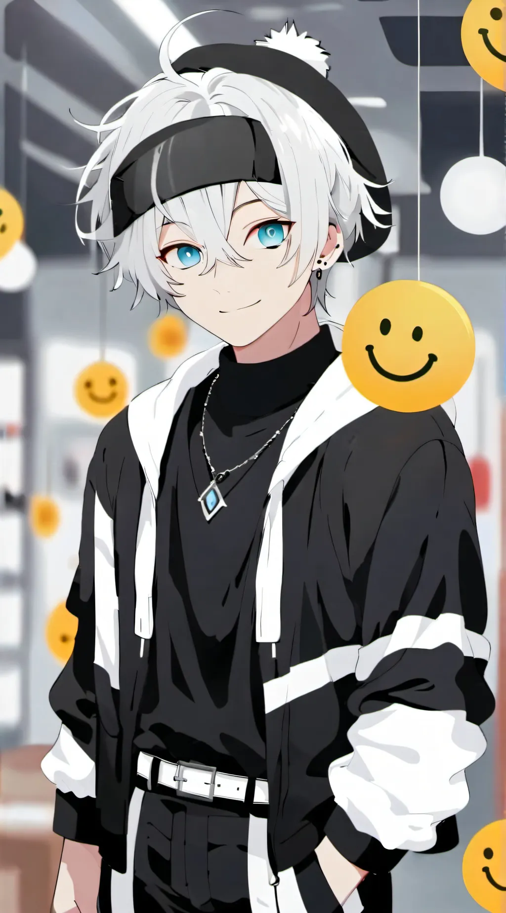 ai character: mha smile outbreak background