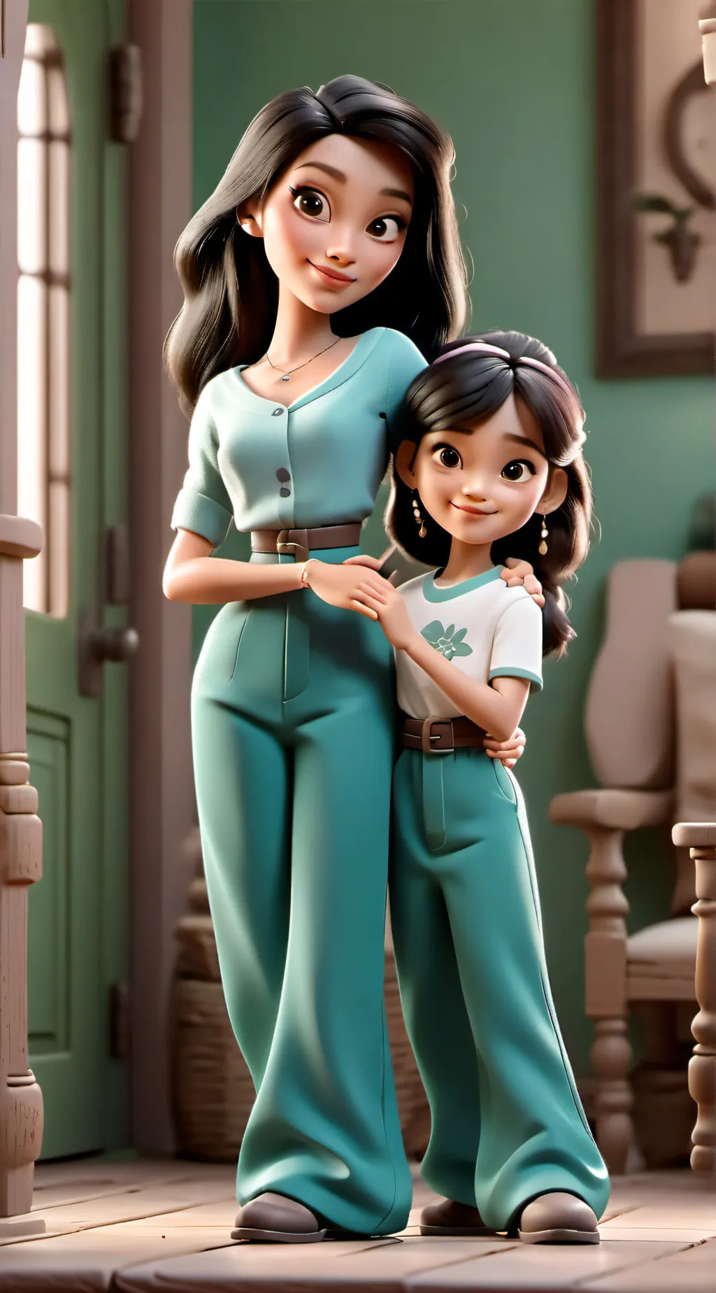 ai character: Mom background