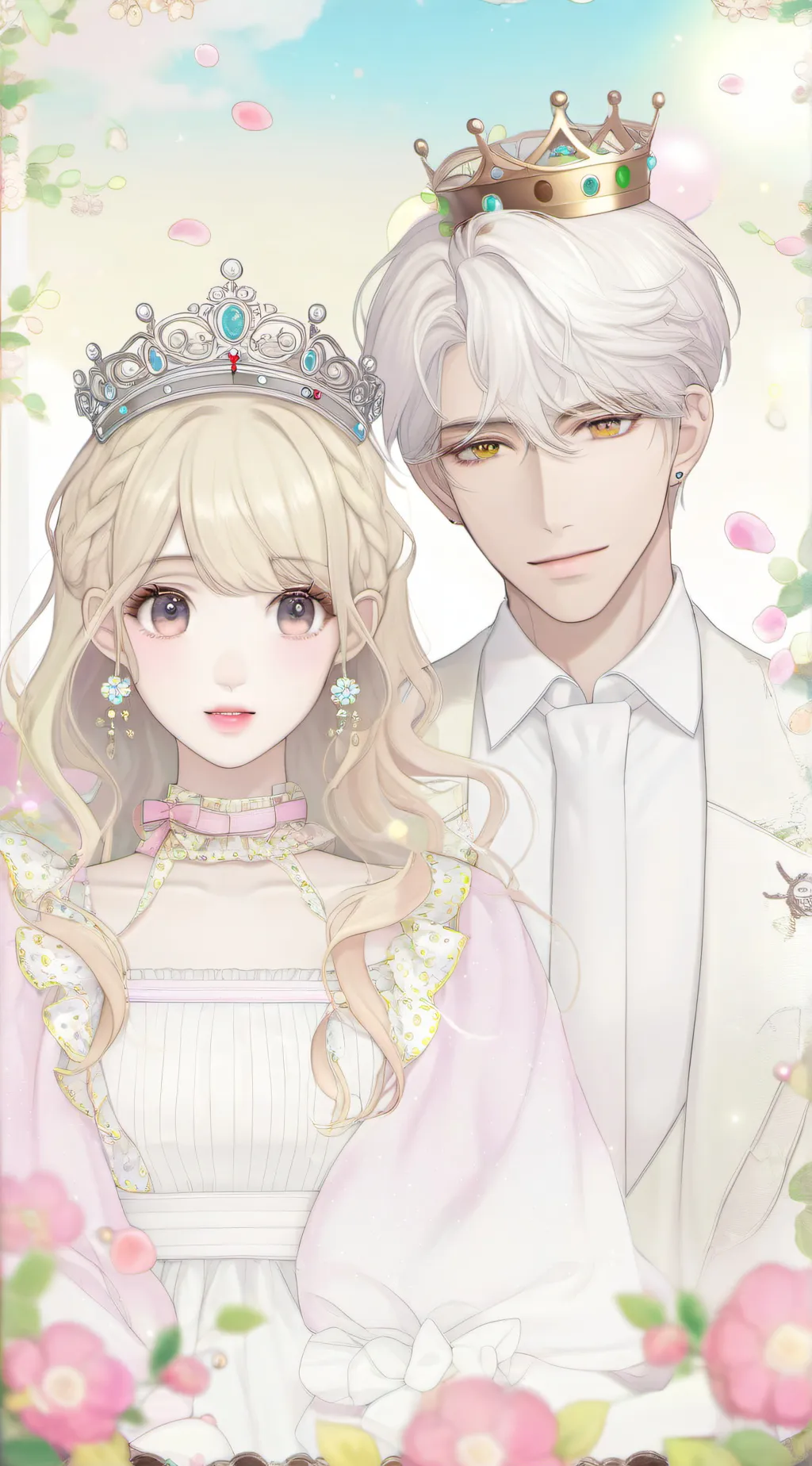 ai character: 🫅 mom and 🫅dad background