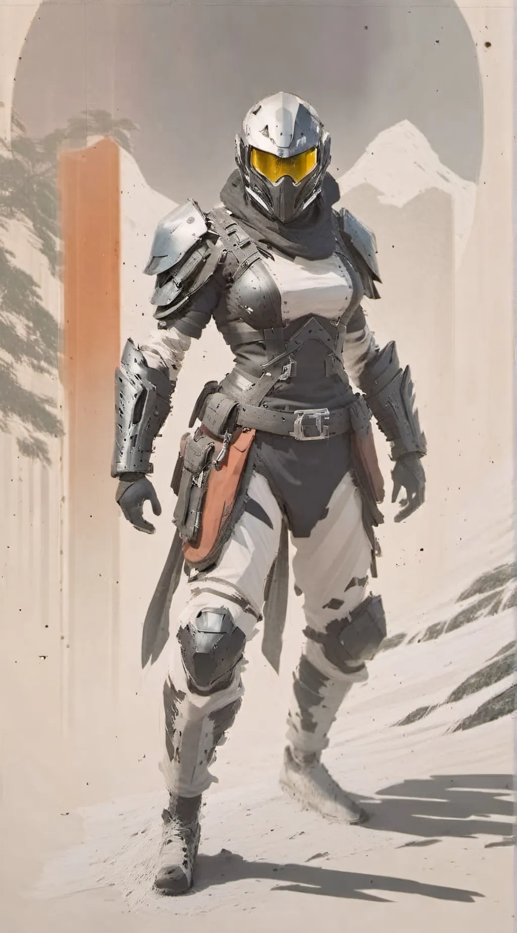 ai character: freelancer climate background