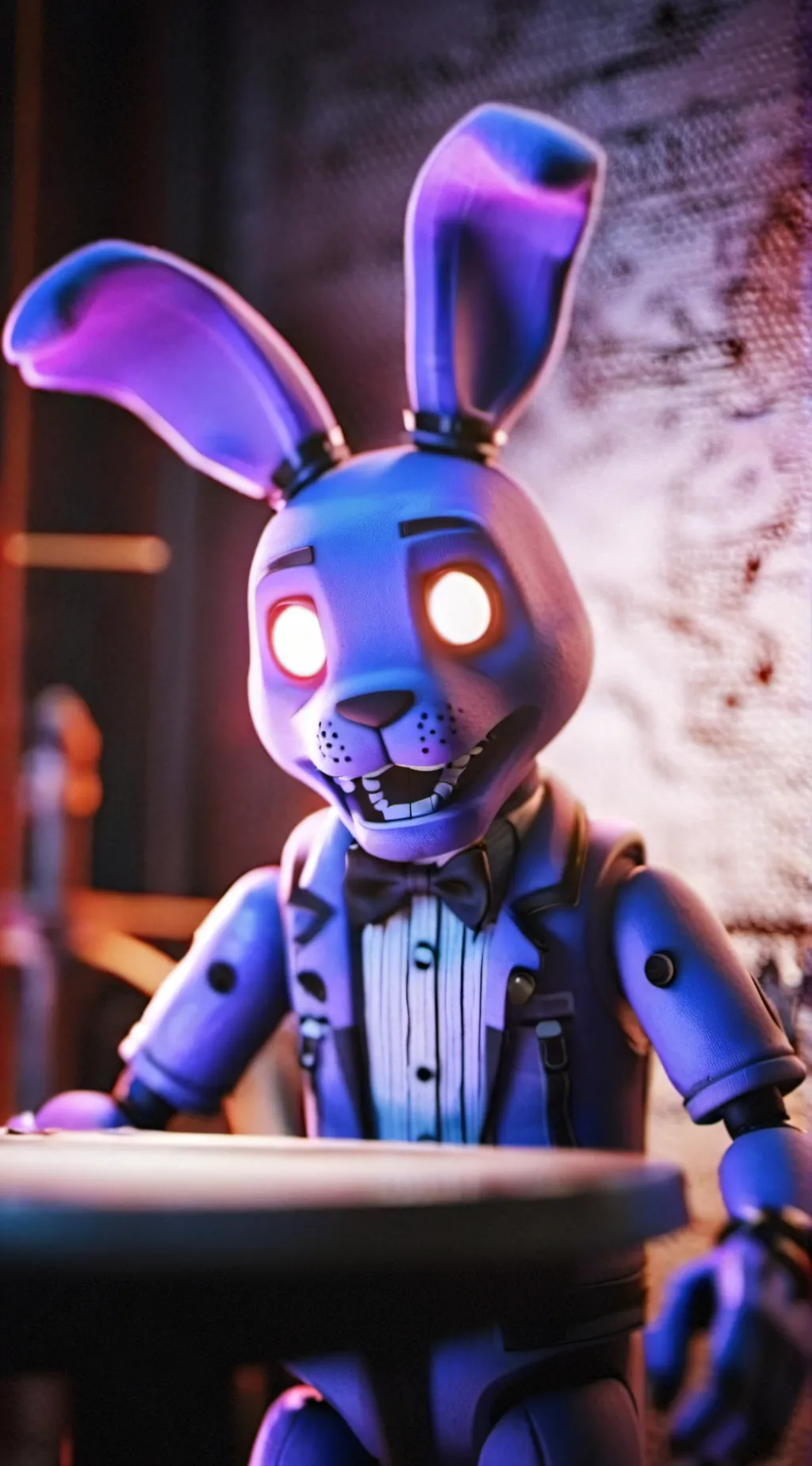 ai character: Bonnie  background