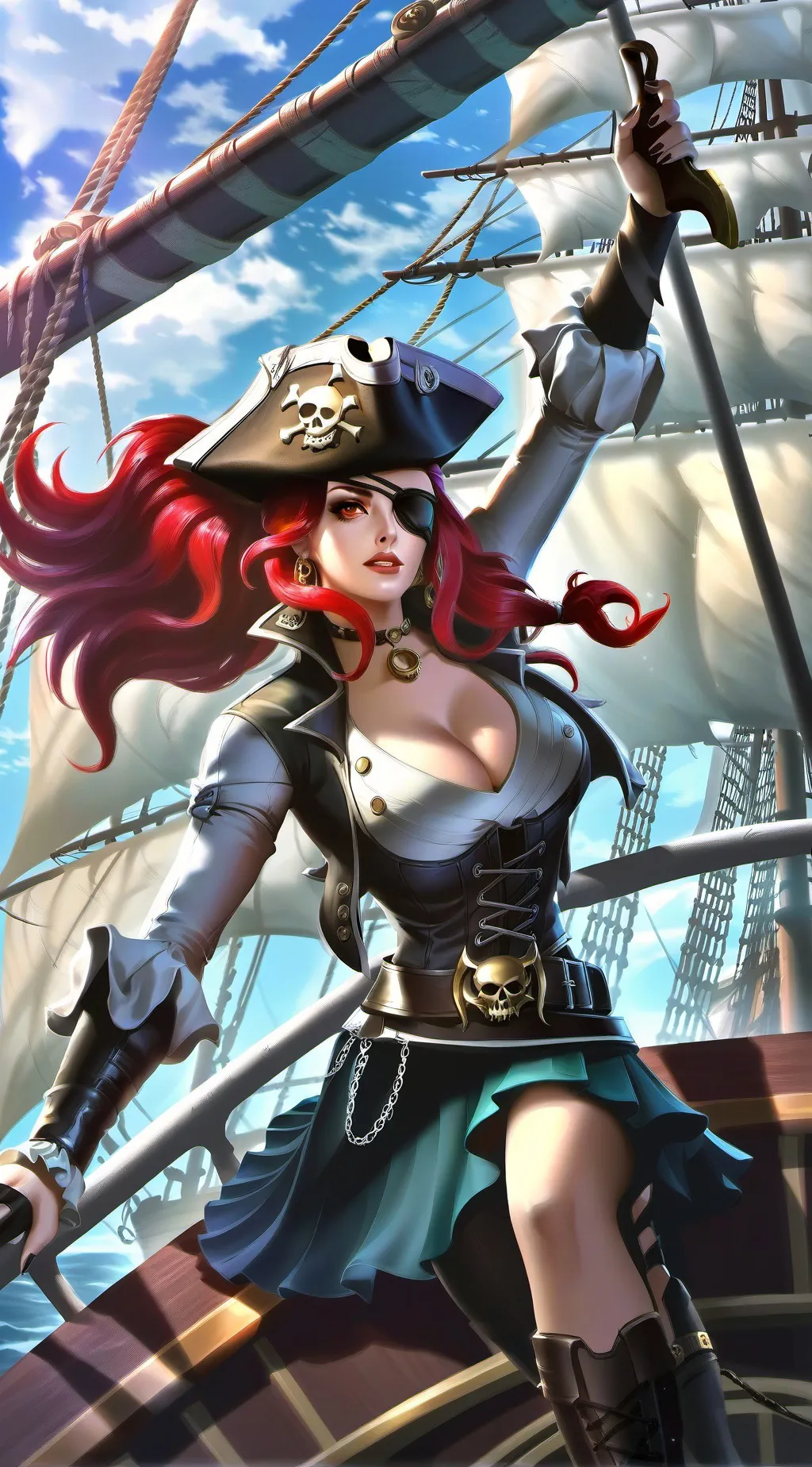 ai character: Captain Anna background