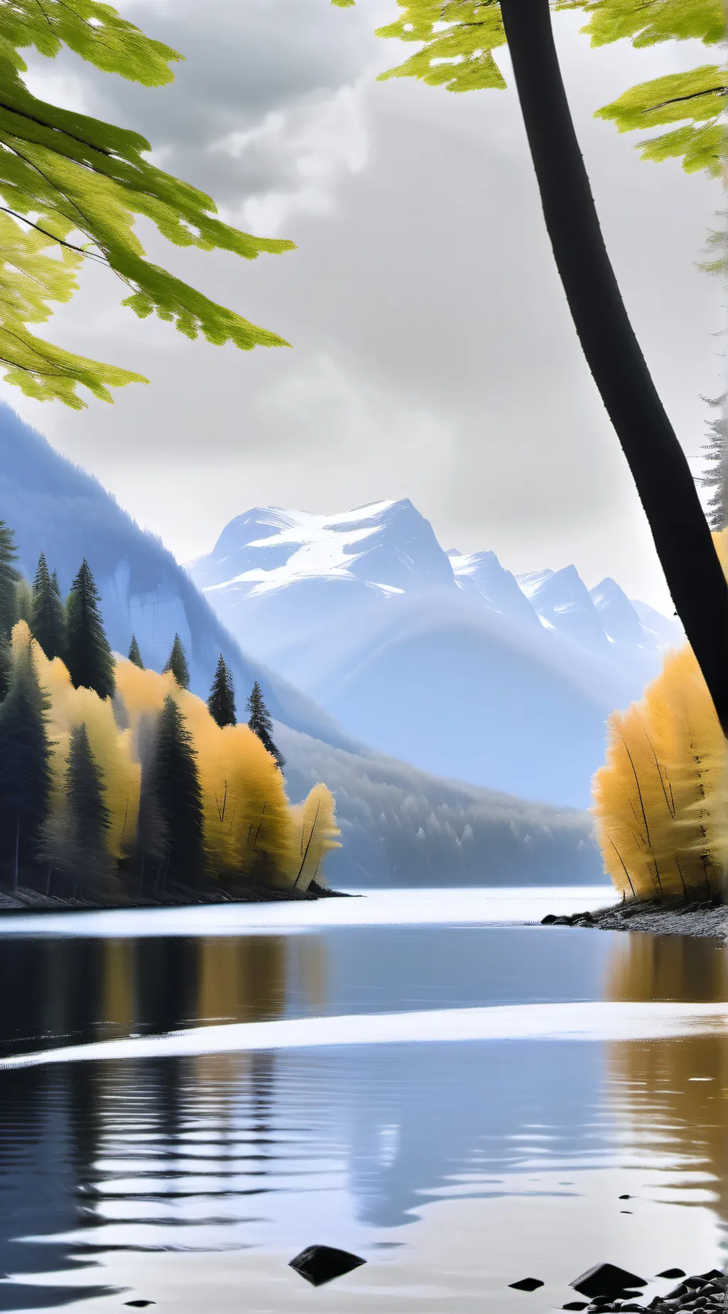 ai character: Lake  background