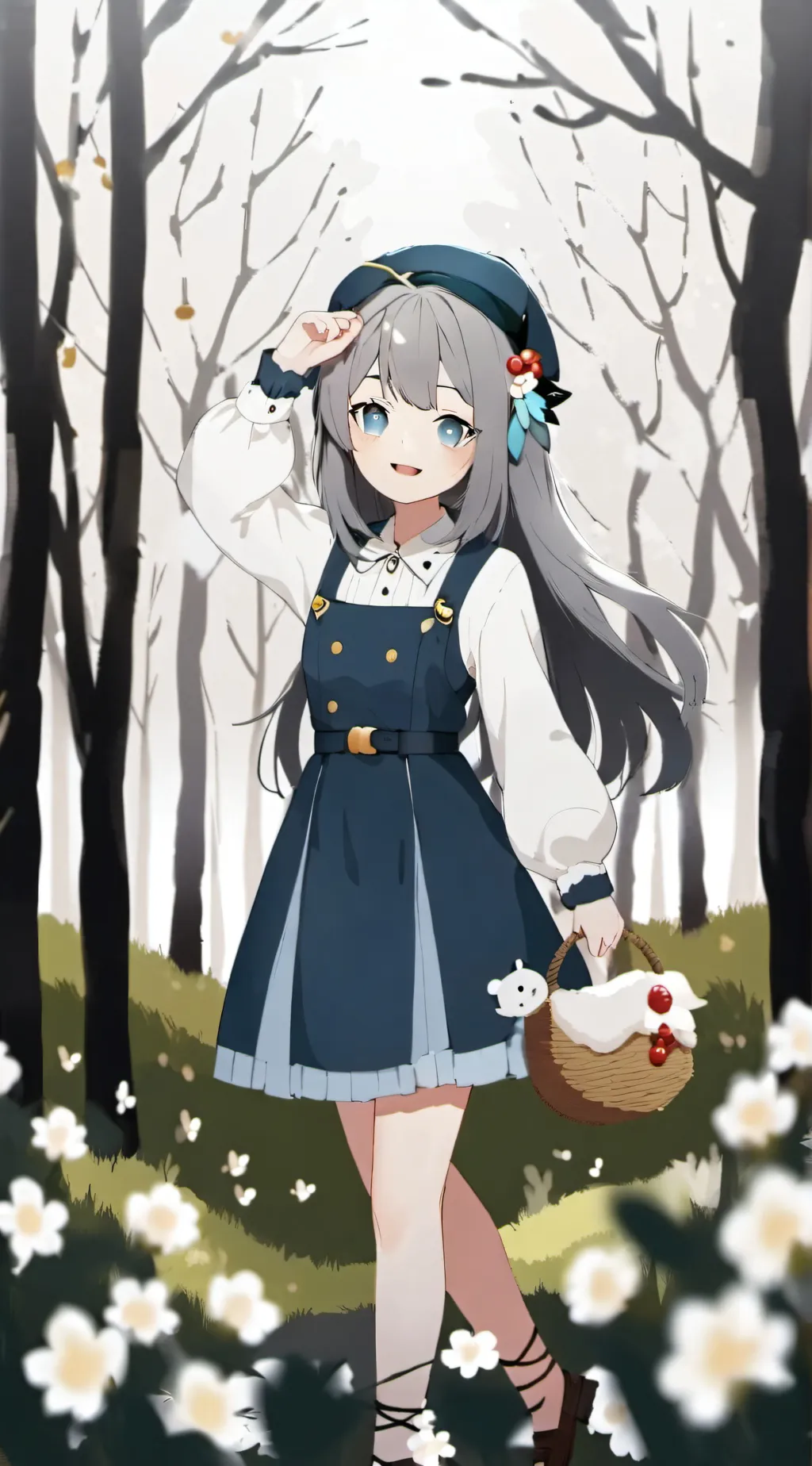 ai character: Nice giant  background