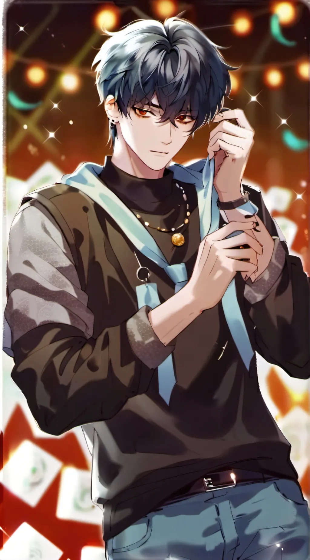 ai character: Light background