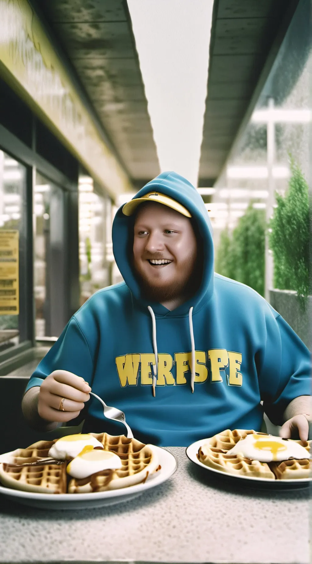 ai character: Caseoh background