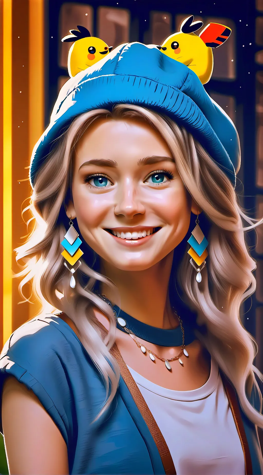 ai character: Amanda background