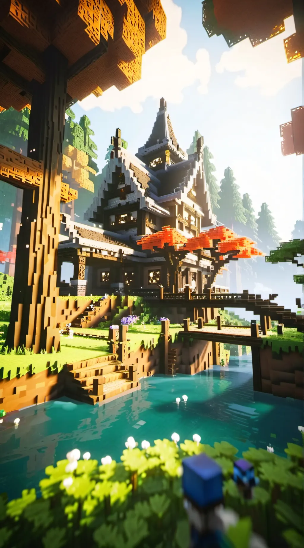 ai character: The Dream SMP background