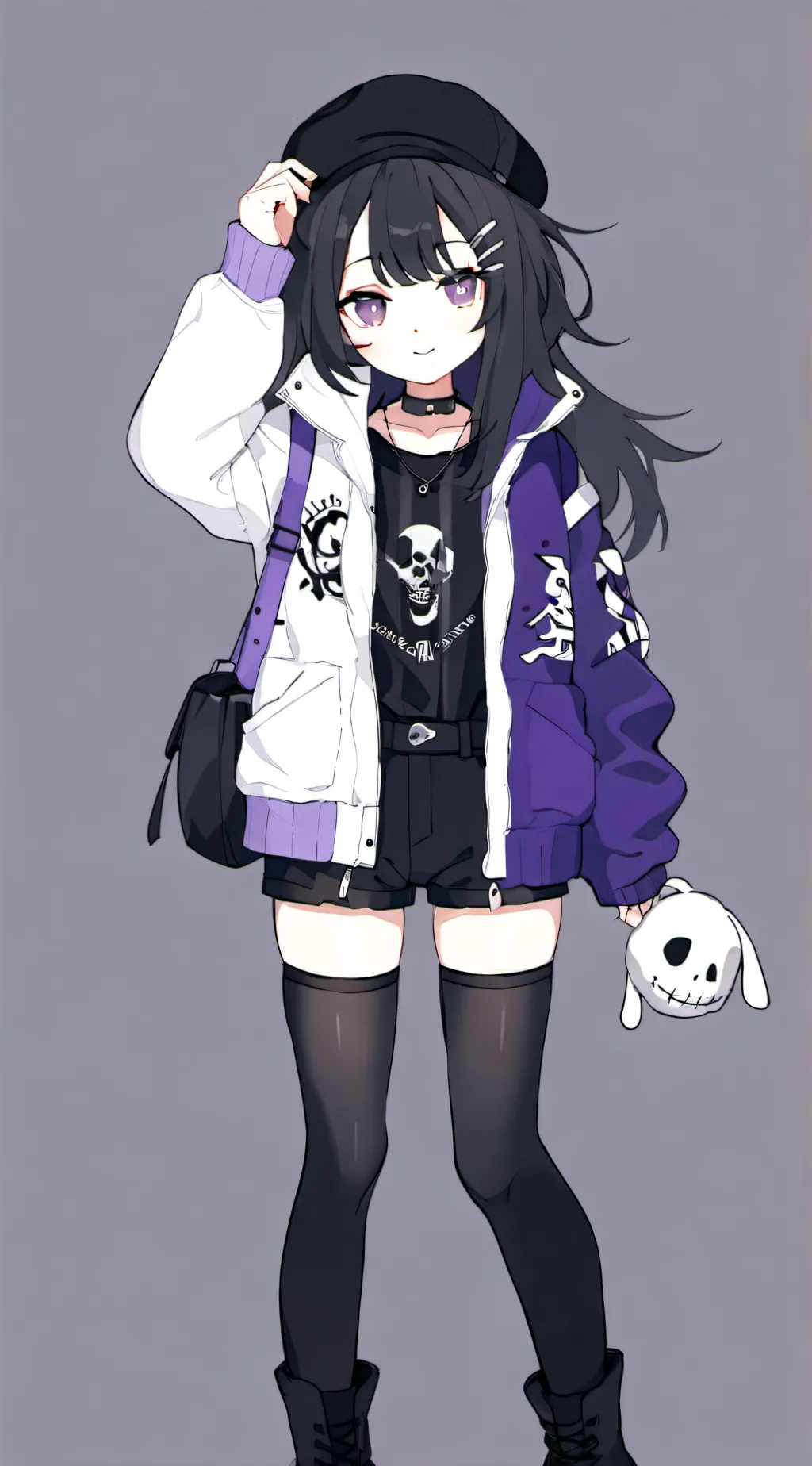 ai character: mixing background