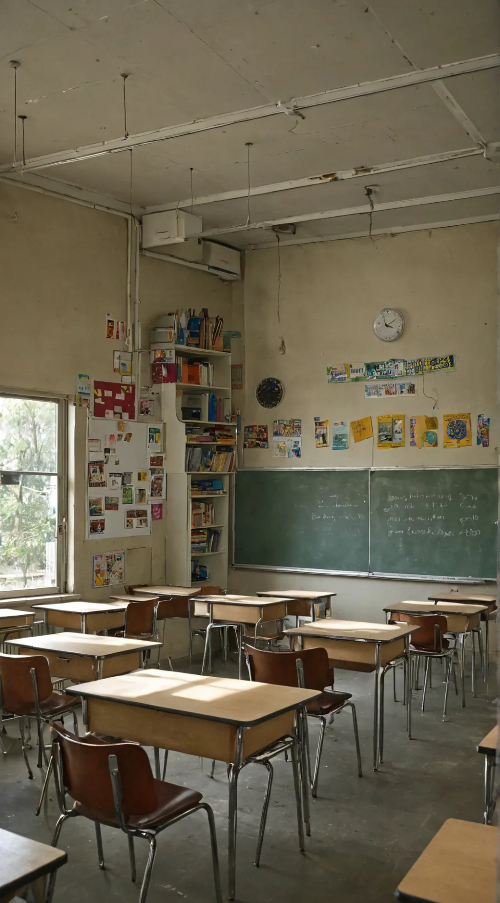 ai character: Classroom background