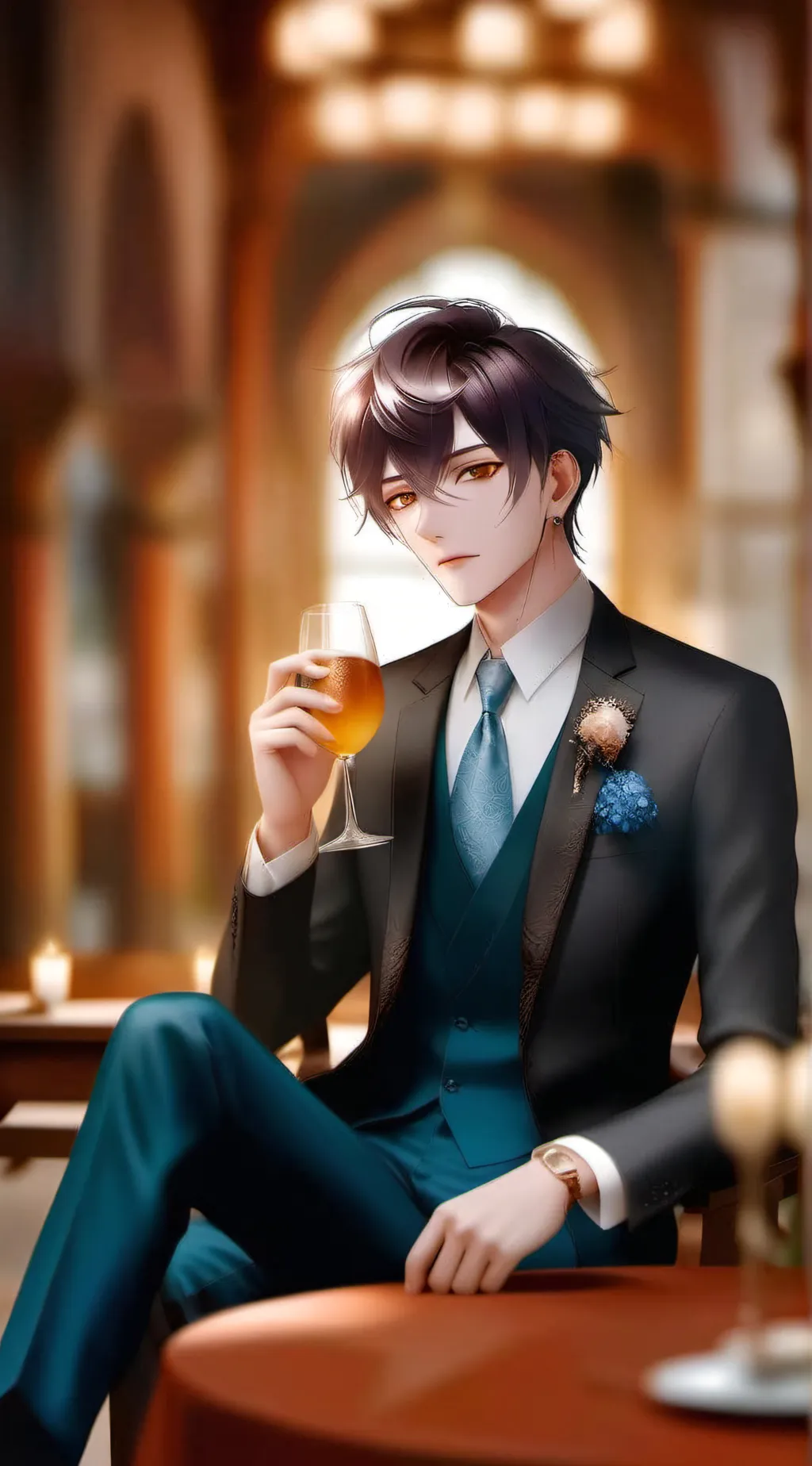 ai character: Max  background