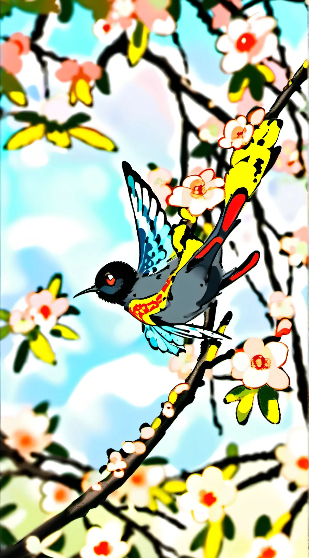 ai character: showtime AU background