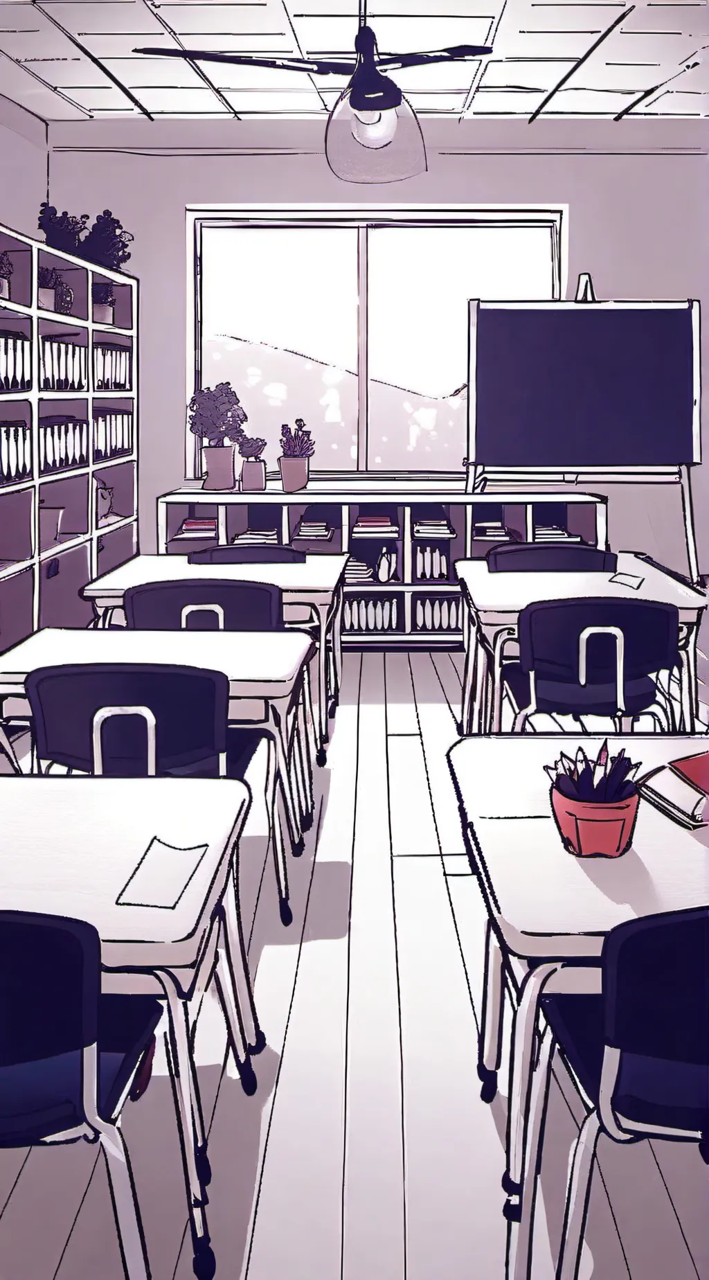 ai character: School rp background