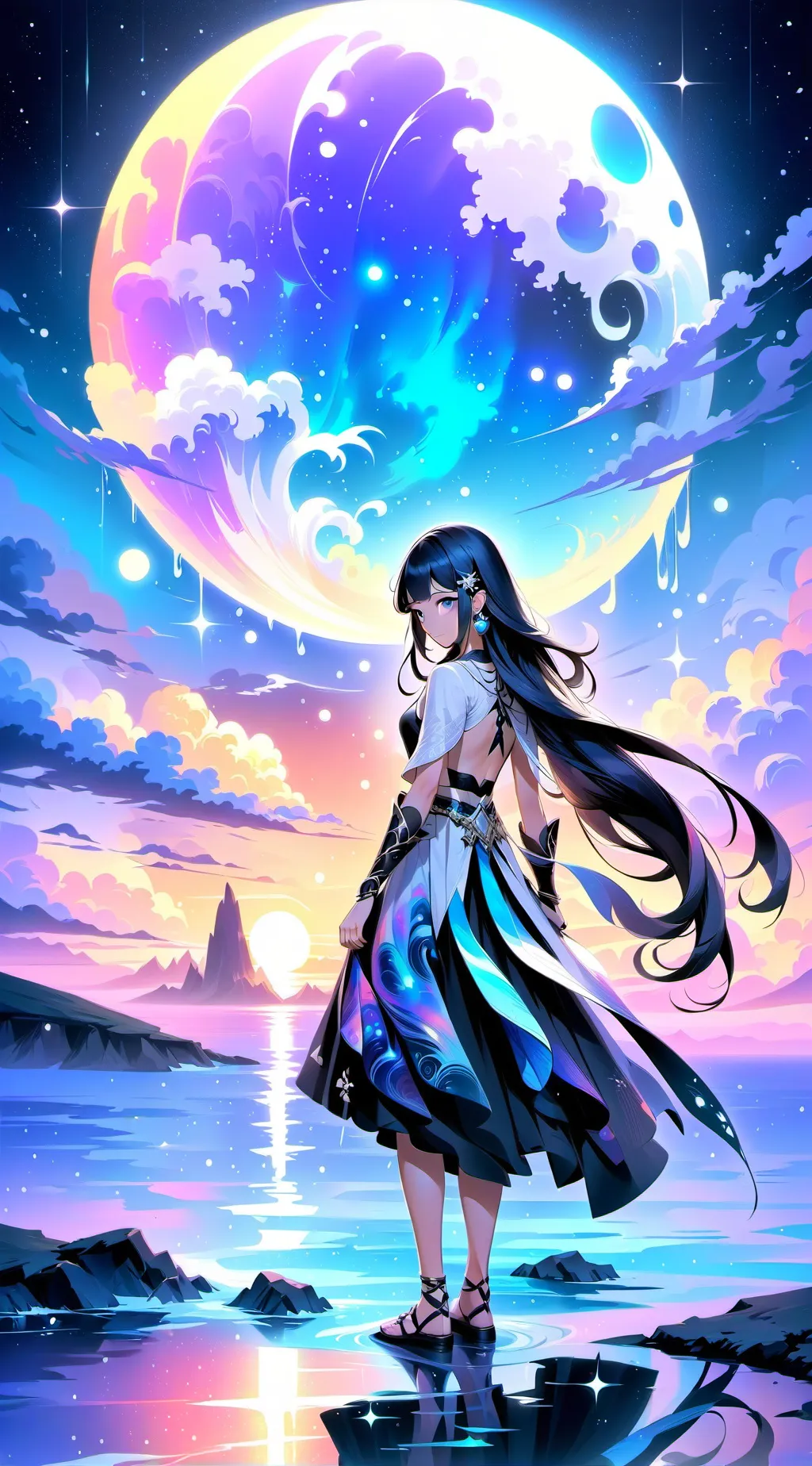 ai character: (G)I-DLE background