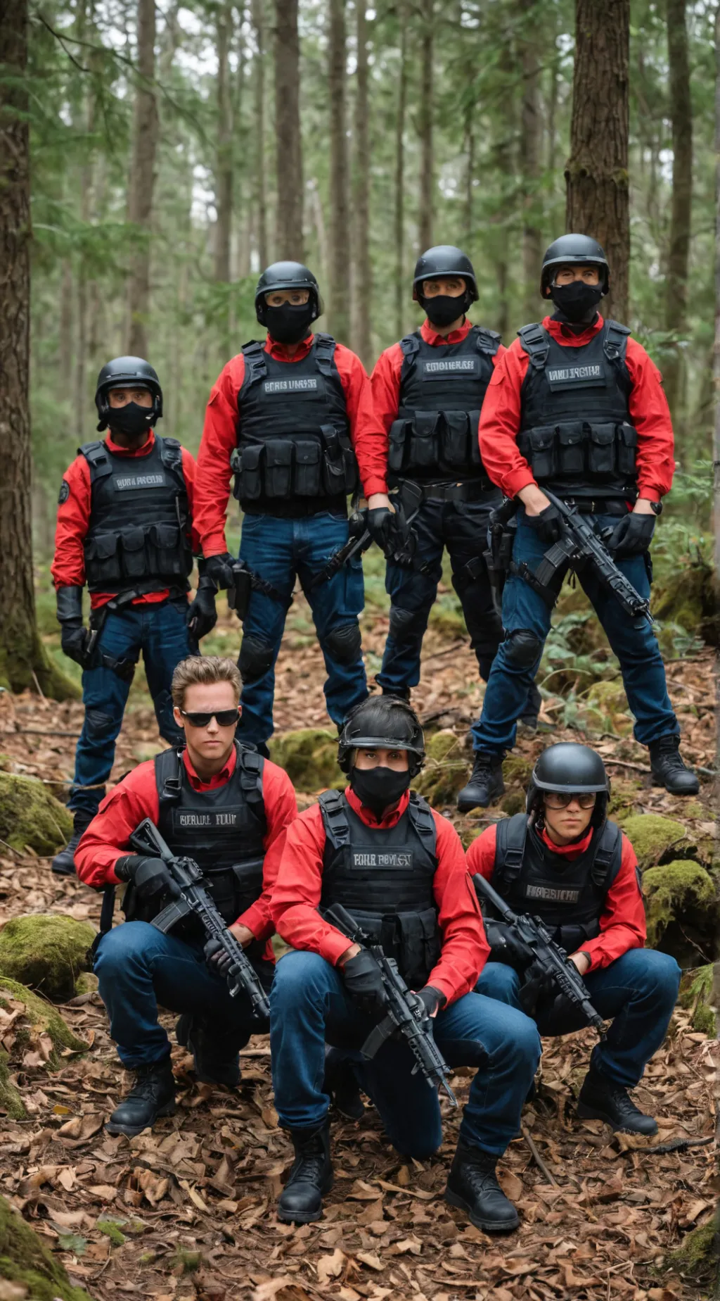 ai character: Air soft match background