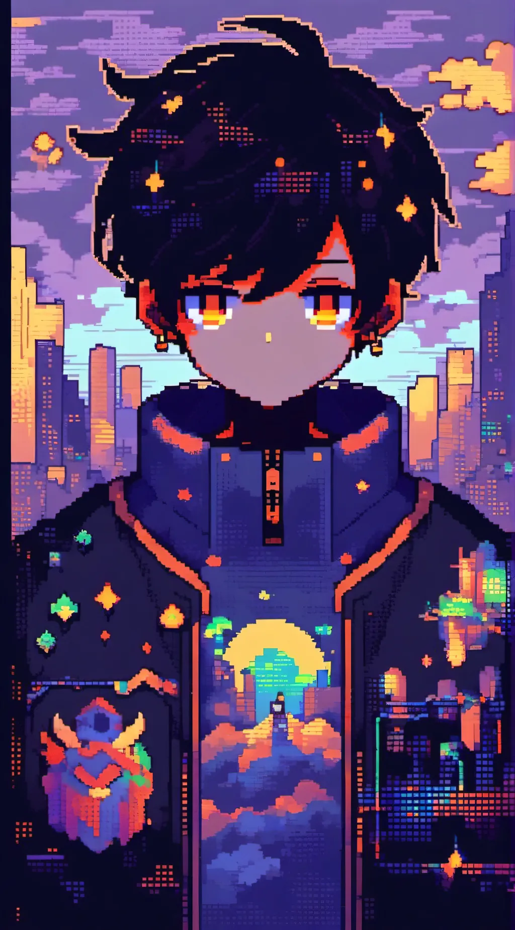 ai character: sprunki Nightmare background