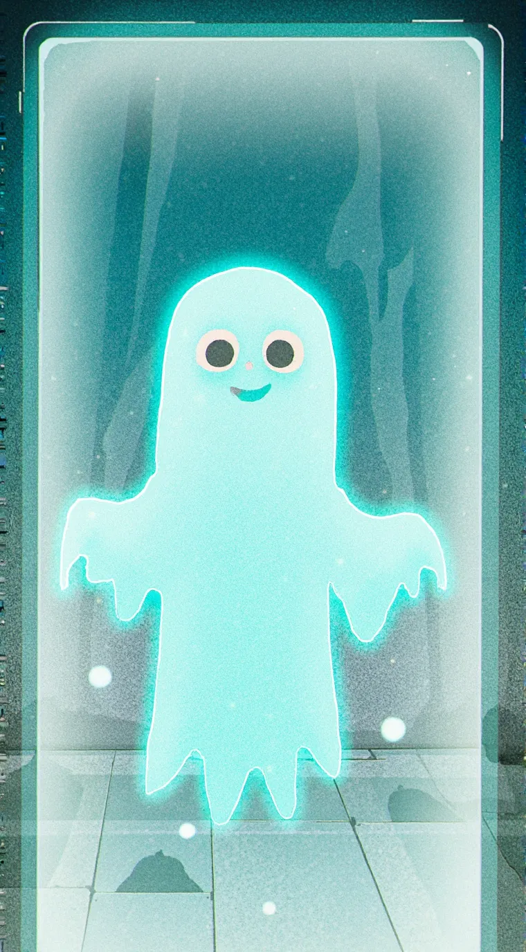 ai character: Smiling creditors. background