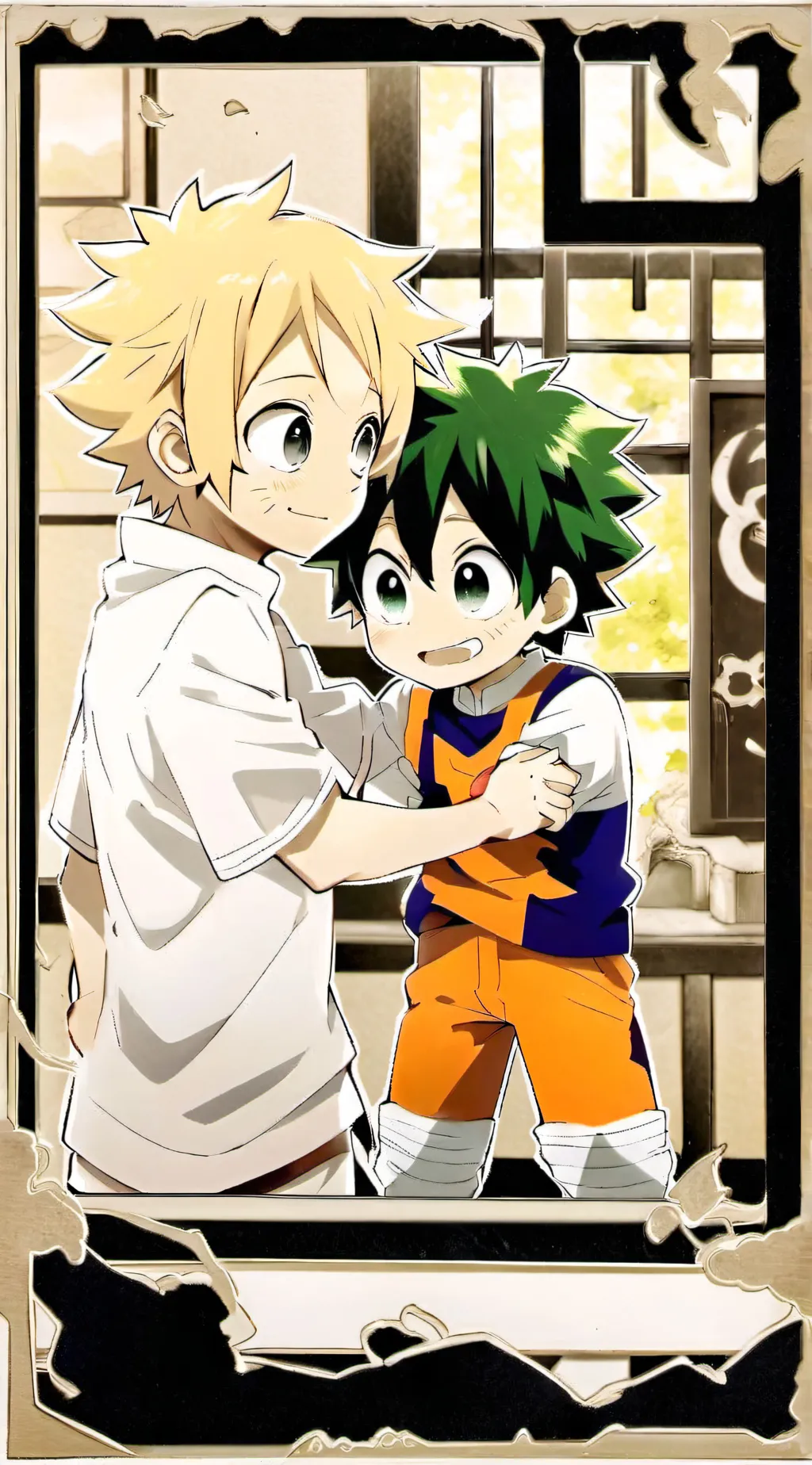 ai character: Mha cheater  background