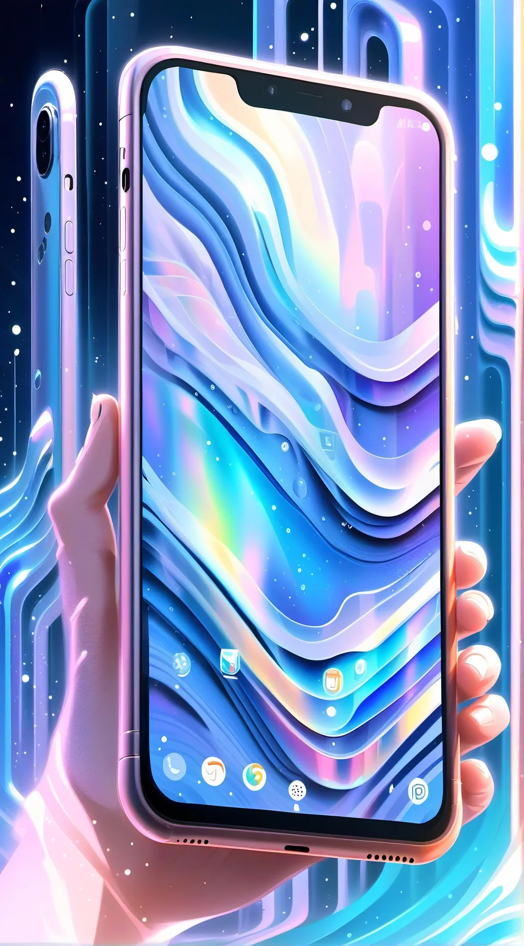 ai character: Phones  background