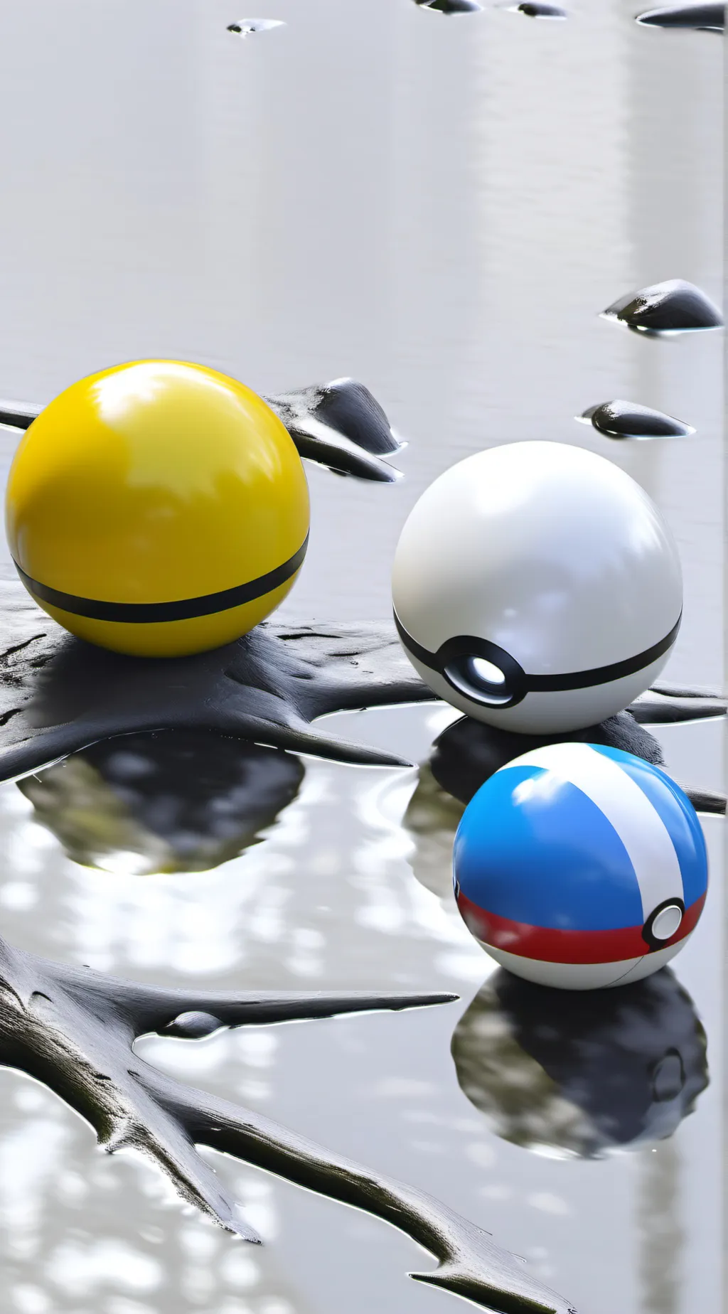 ai character: countryballs 2100 background