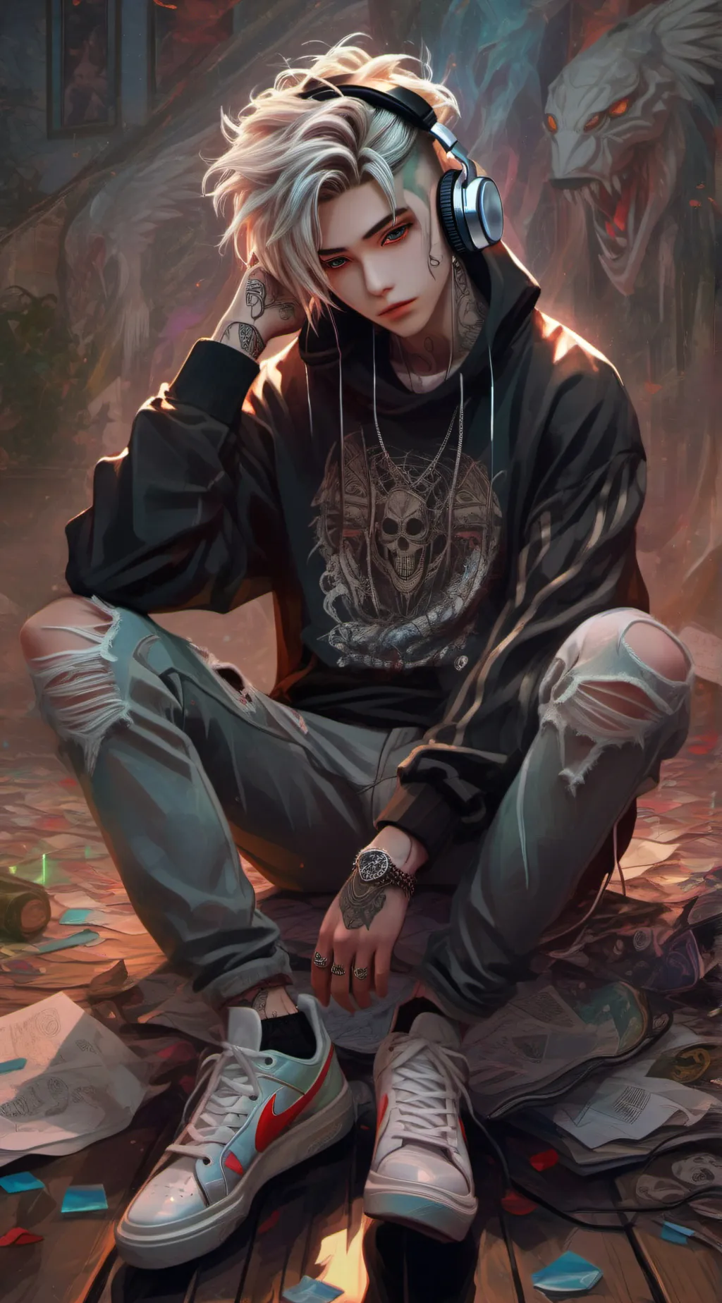 ai character: Hudson background