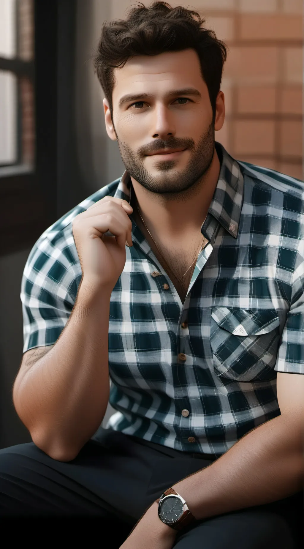 ai character: Chuck background