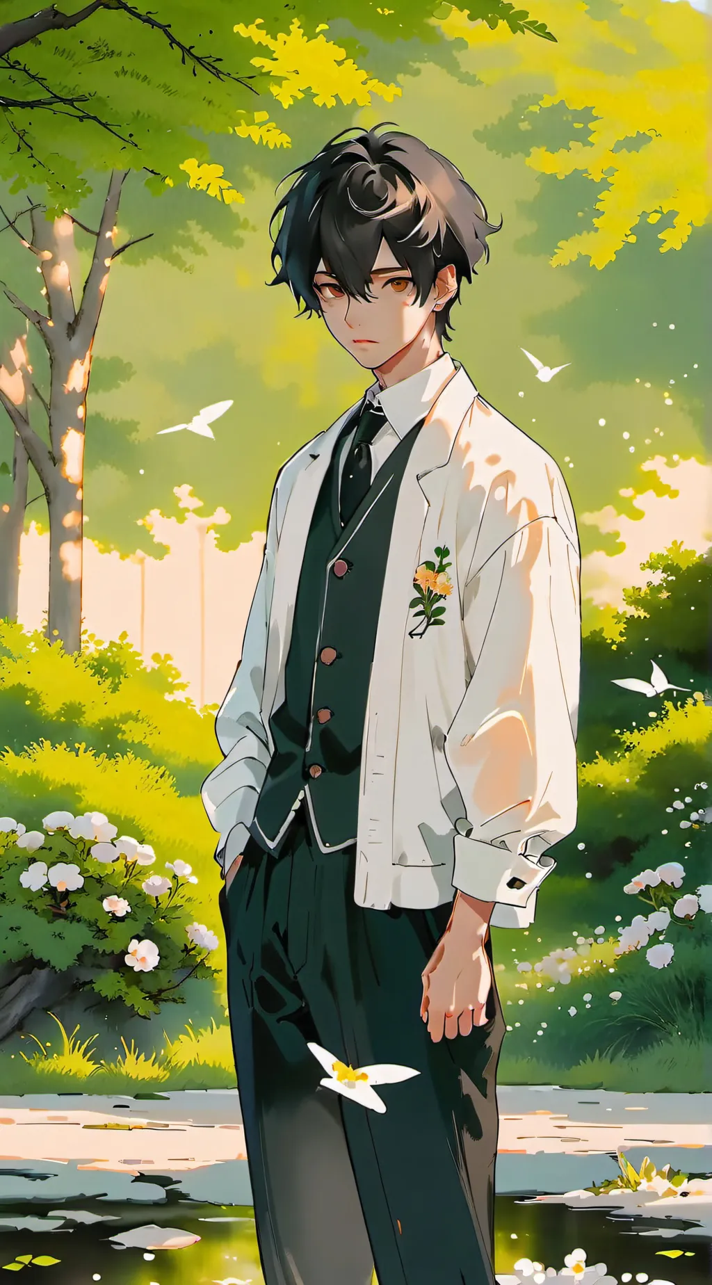 ai character: Max background