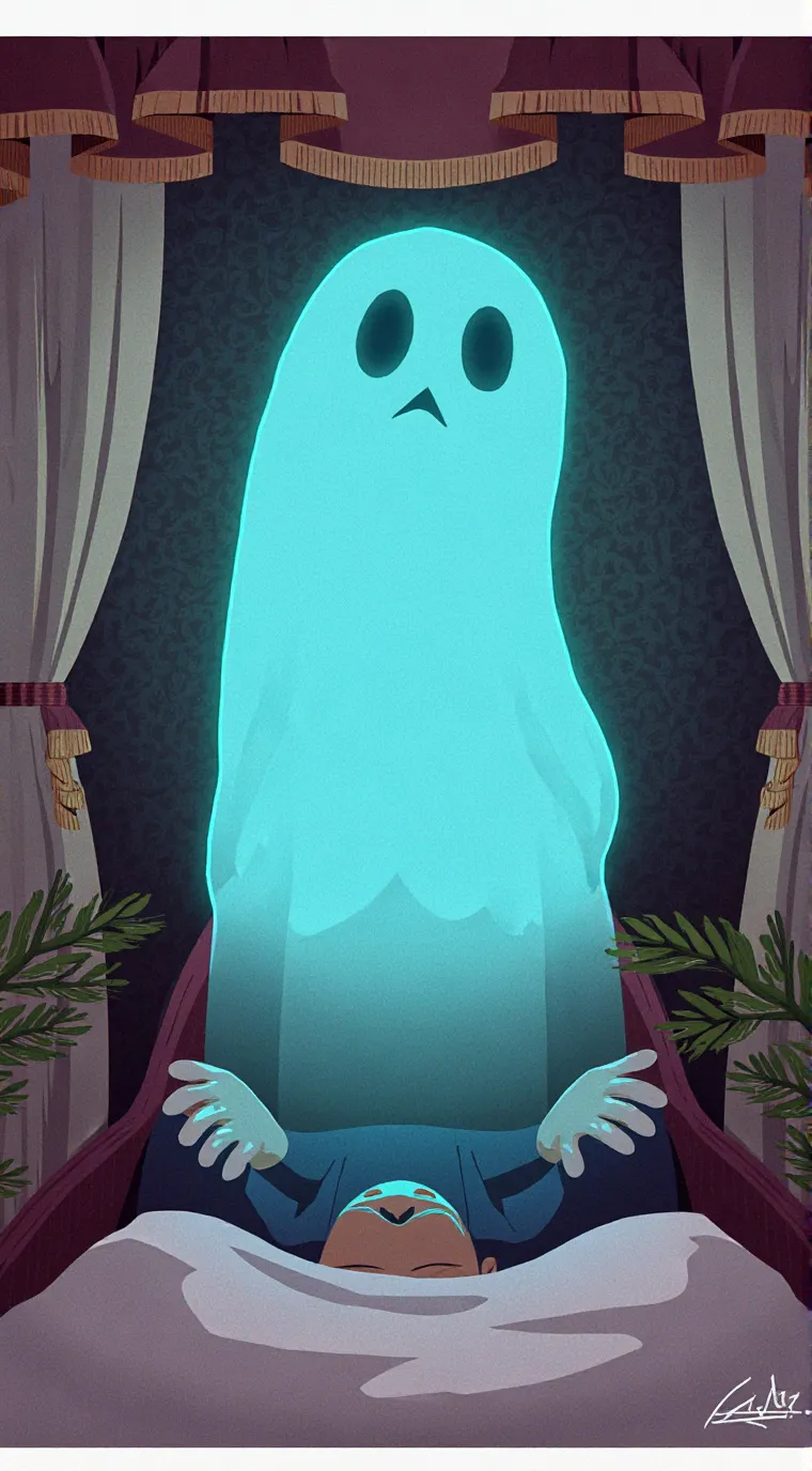 ai character: Призрак background