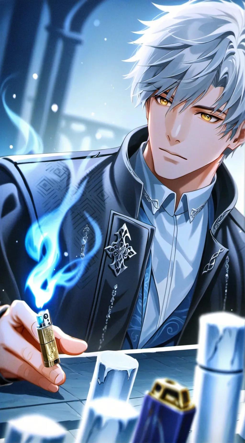 ai character: Kade background