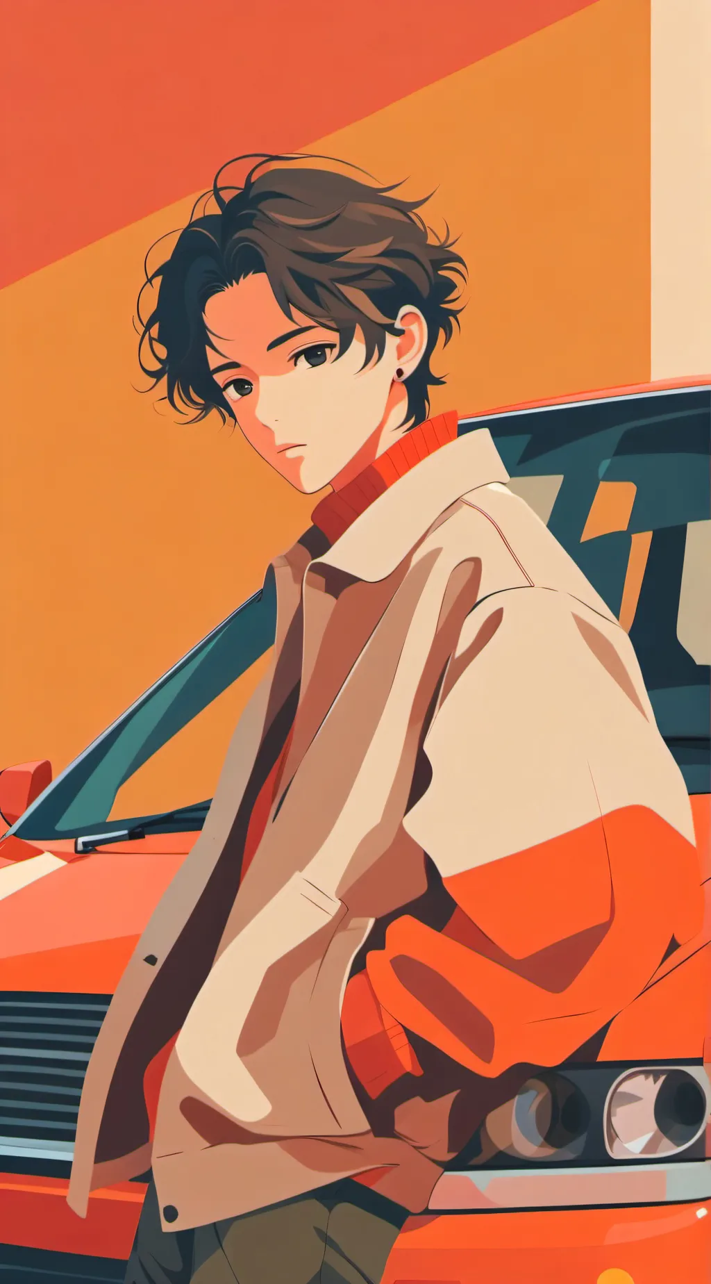 ai character: mitsuru haraguchi background