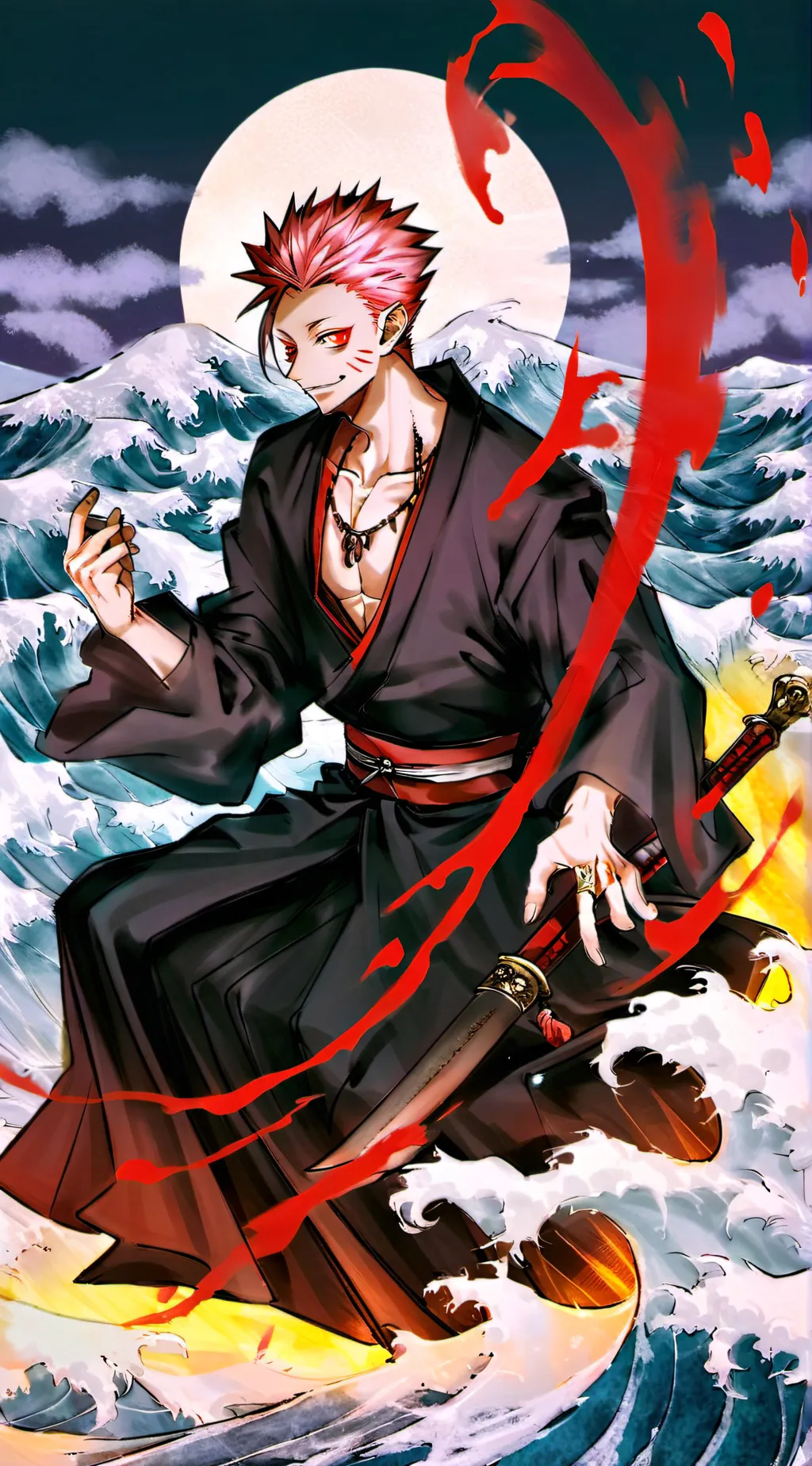 ai character: sukuna background