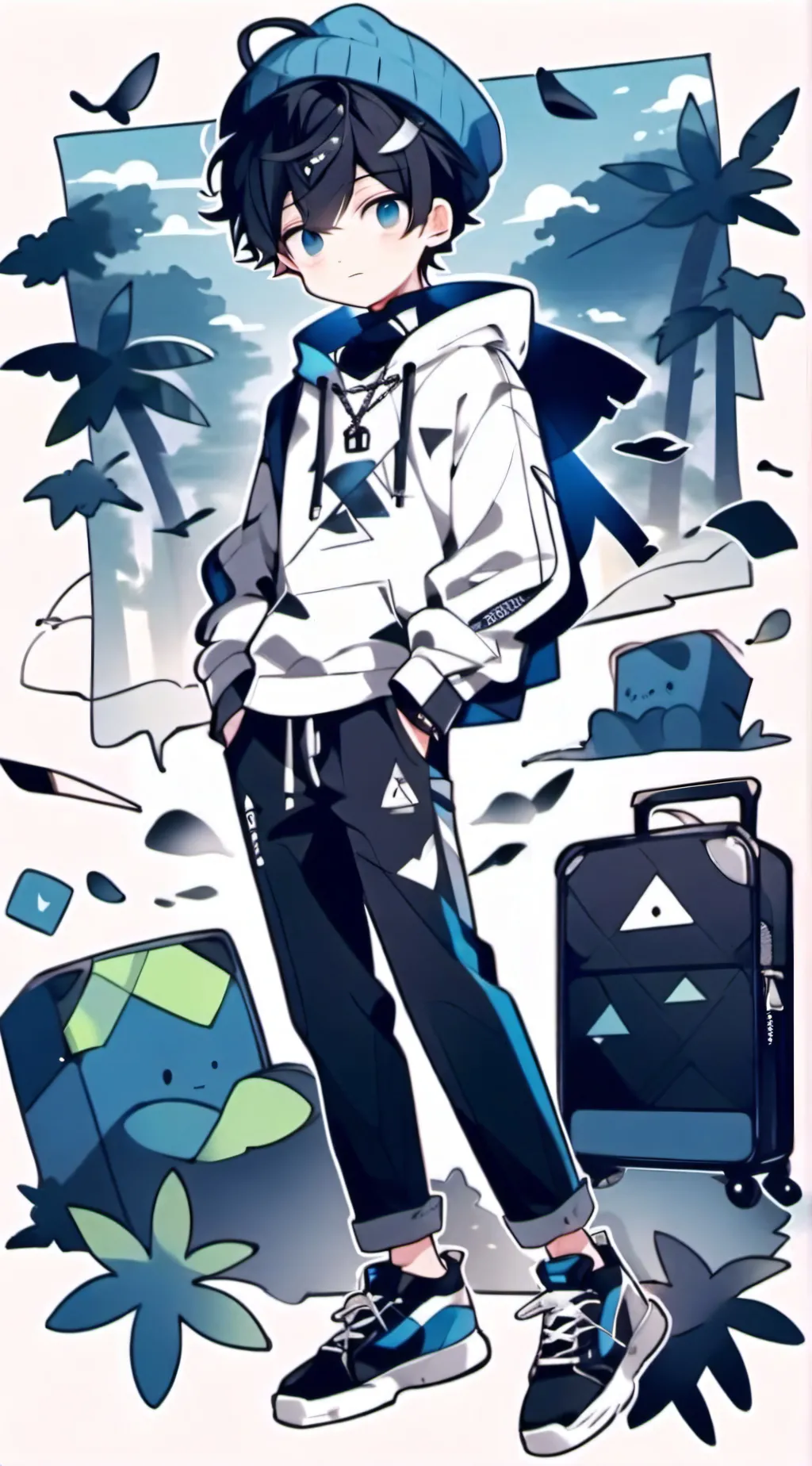 ai character: -×liam×- background