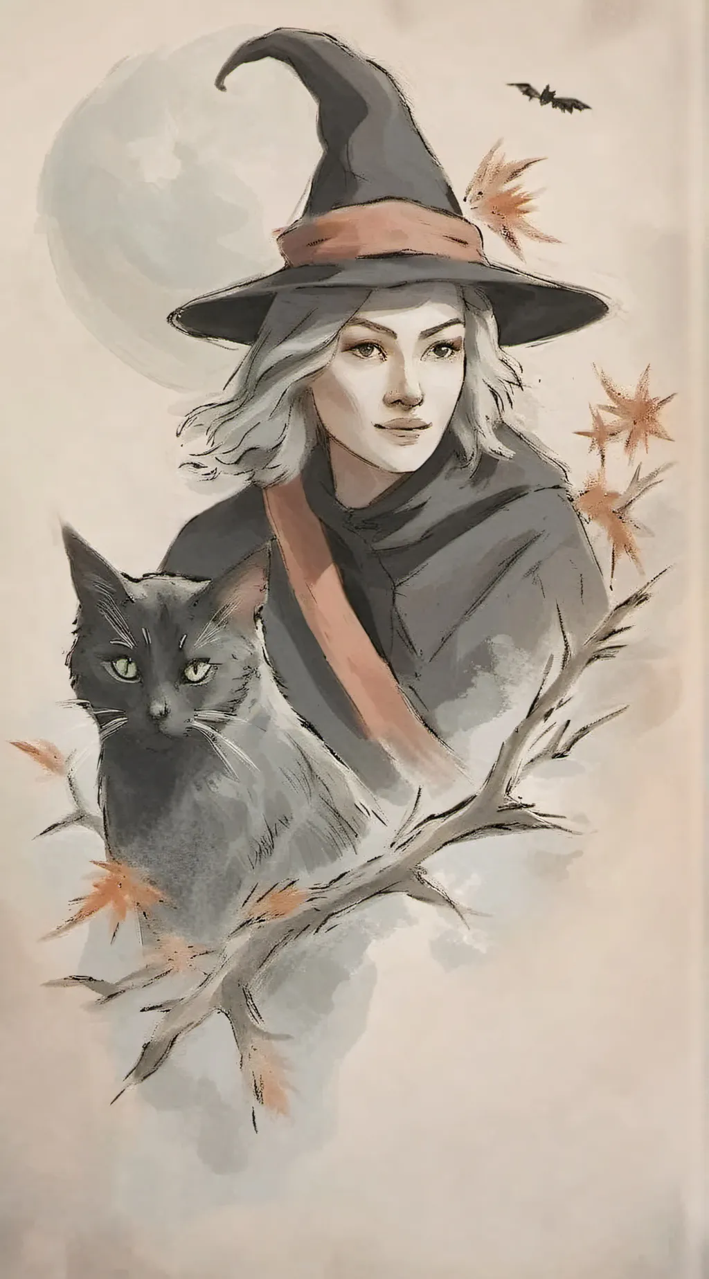 ai character: Witch background