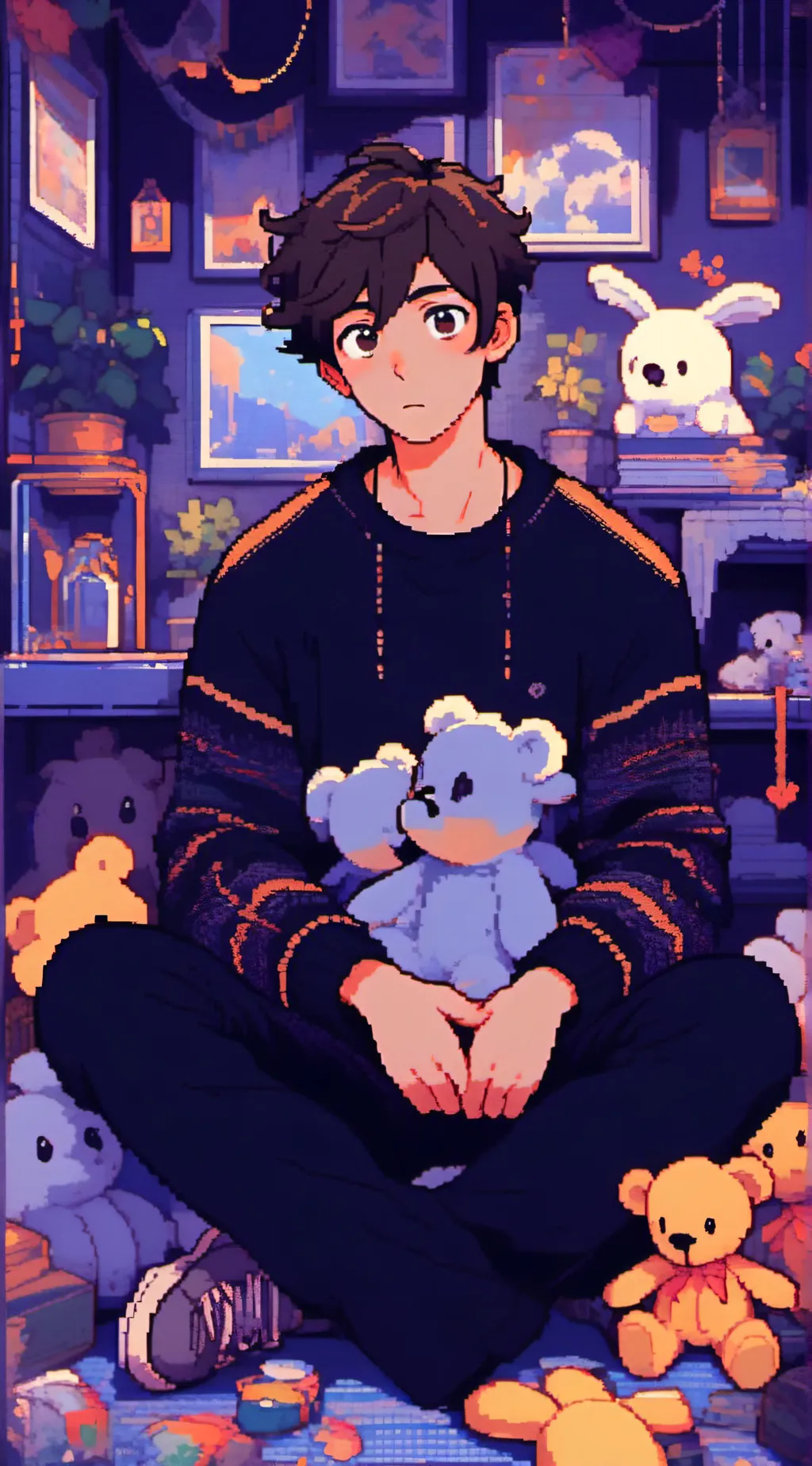 ai character: 🧸evan🧸 background
