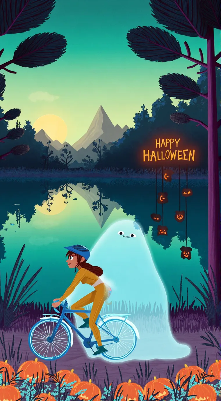 ai character: Halloween special) background
