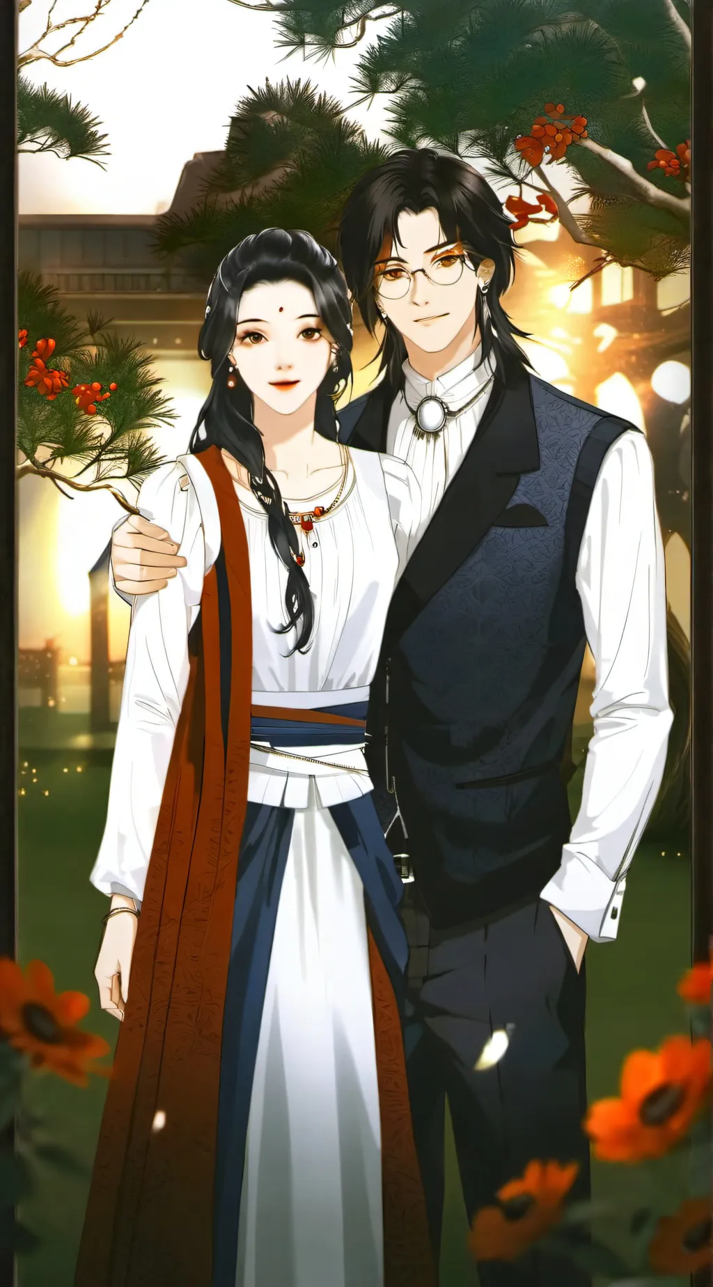 ai character: bakugo y kirishima background