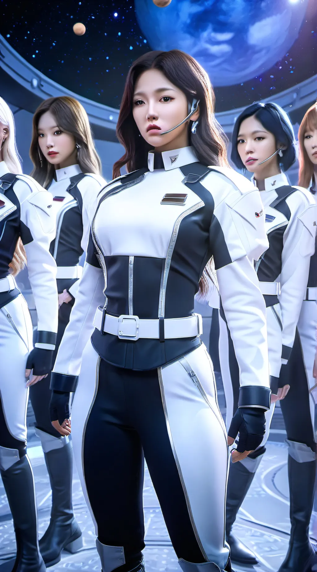 ai character: Kpop Contestants  background