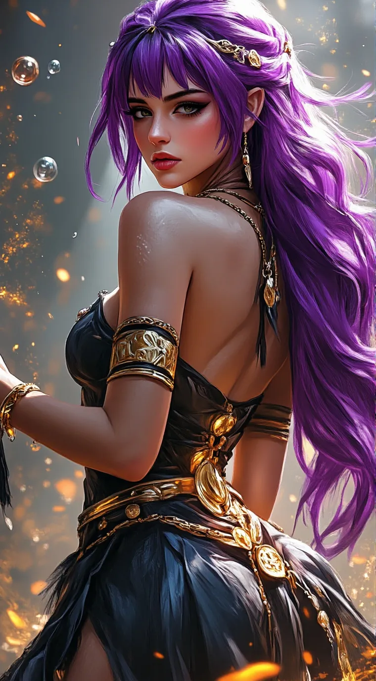 ai character: La Señora Suerte background