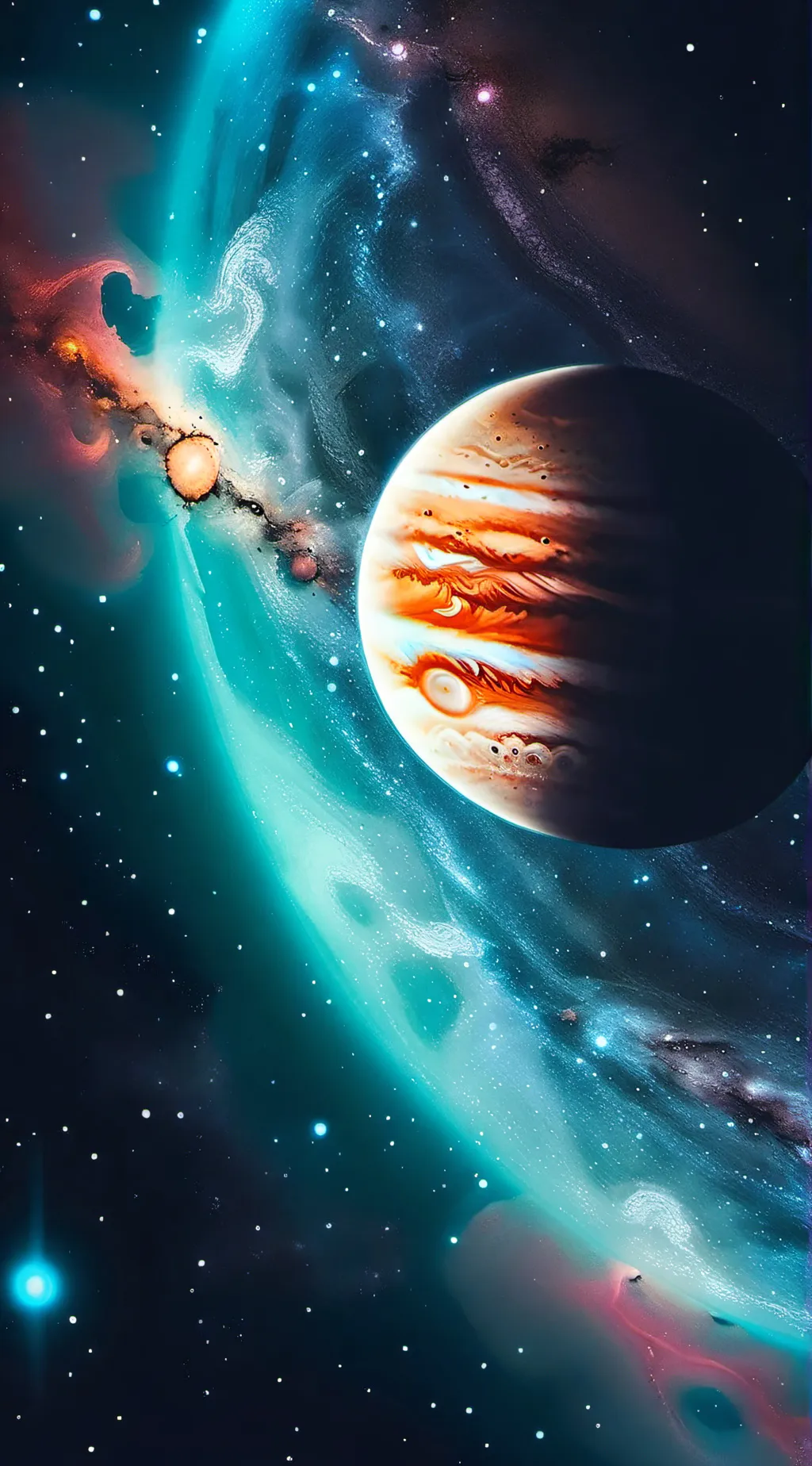 ai character: jupiter background