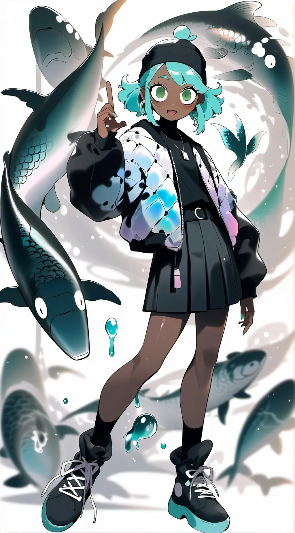 ai character: Mintie background