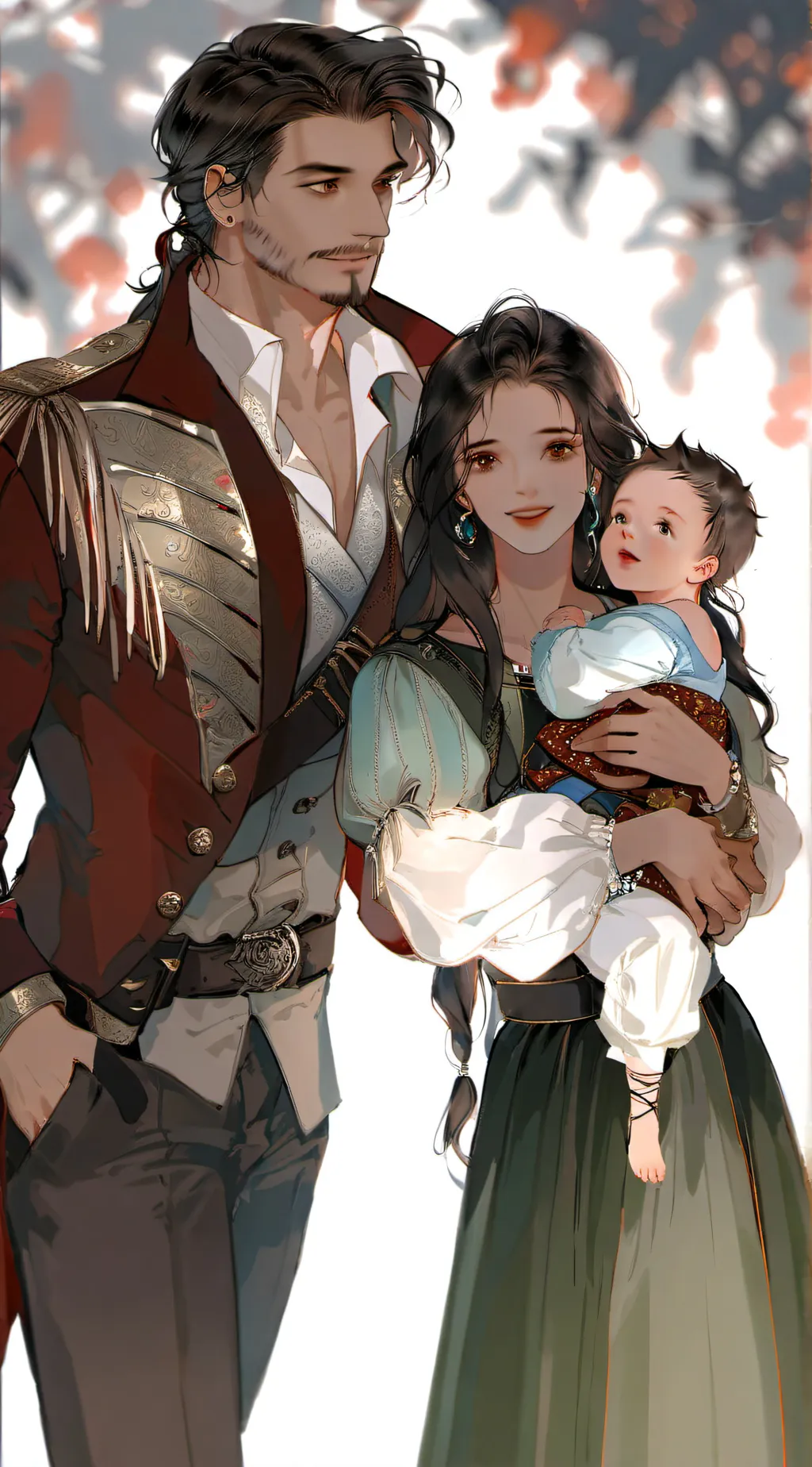 ai character: Pirate Family background