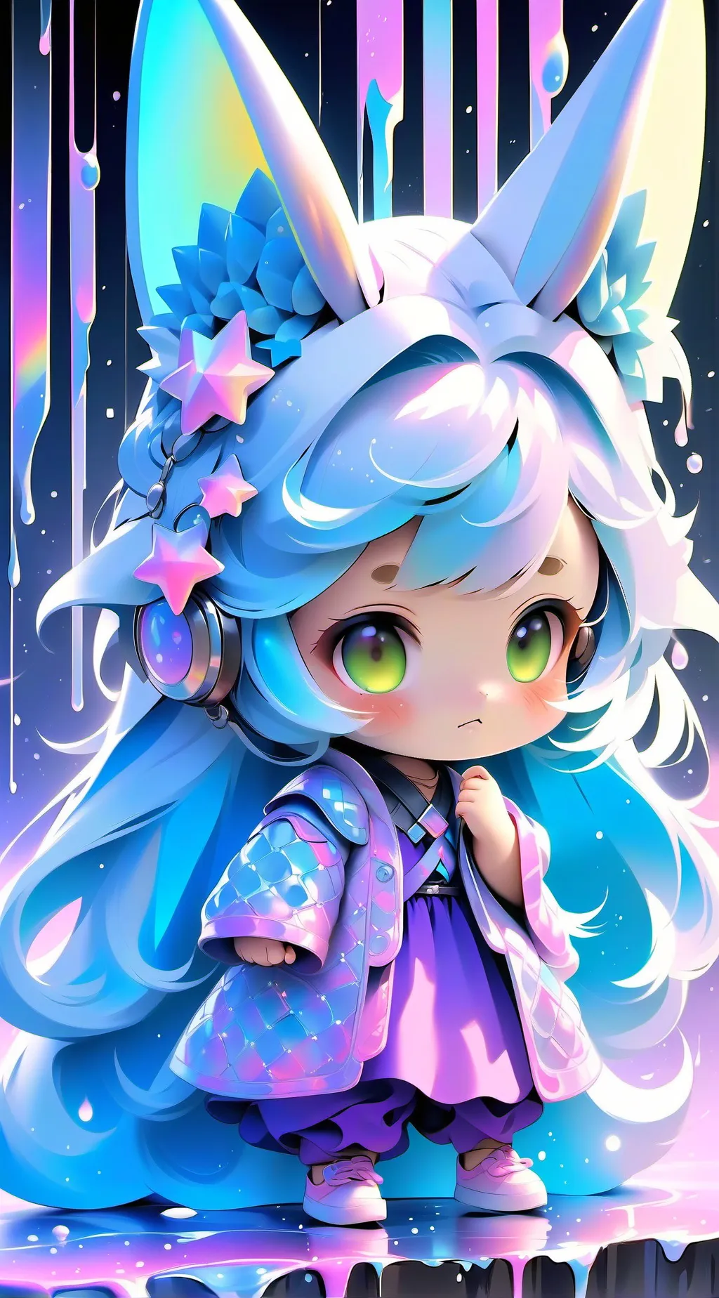 ai character: IM HERE MUhEHEHE background