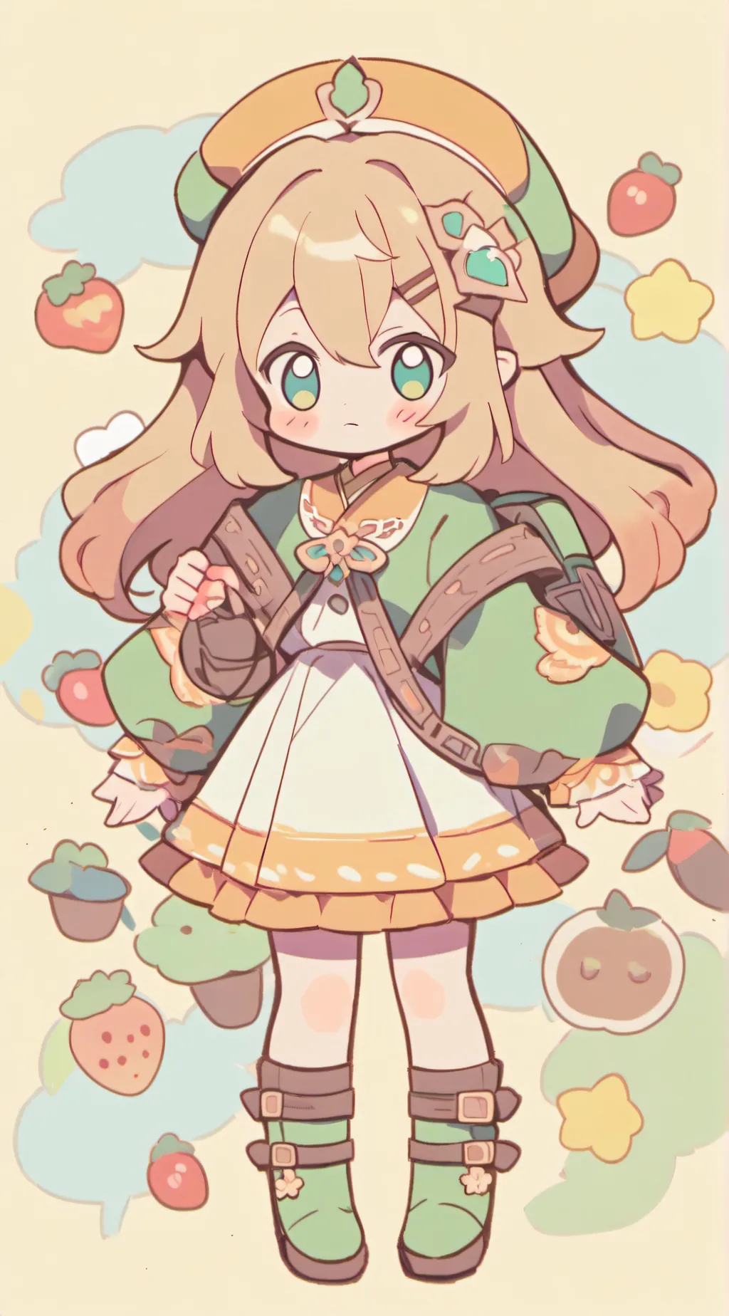 ai character: Jennie Katsuki  background