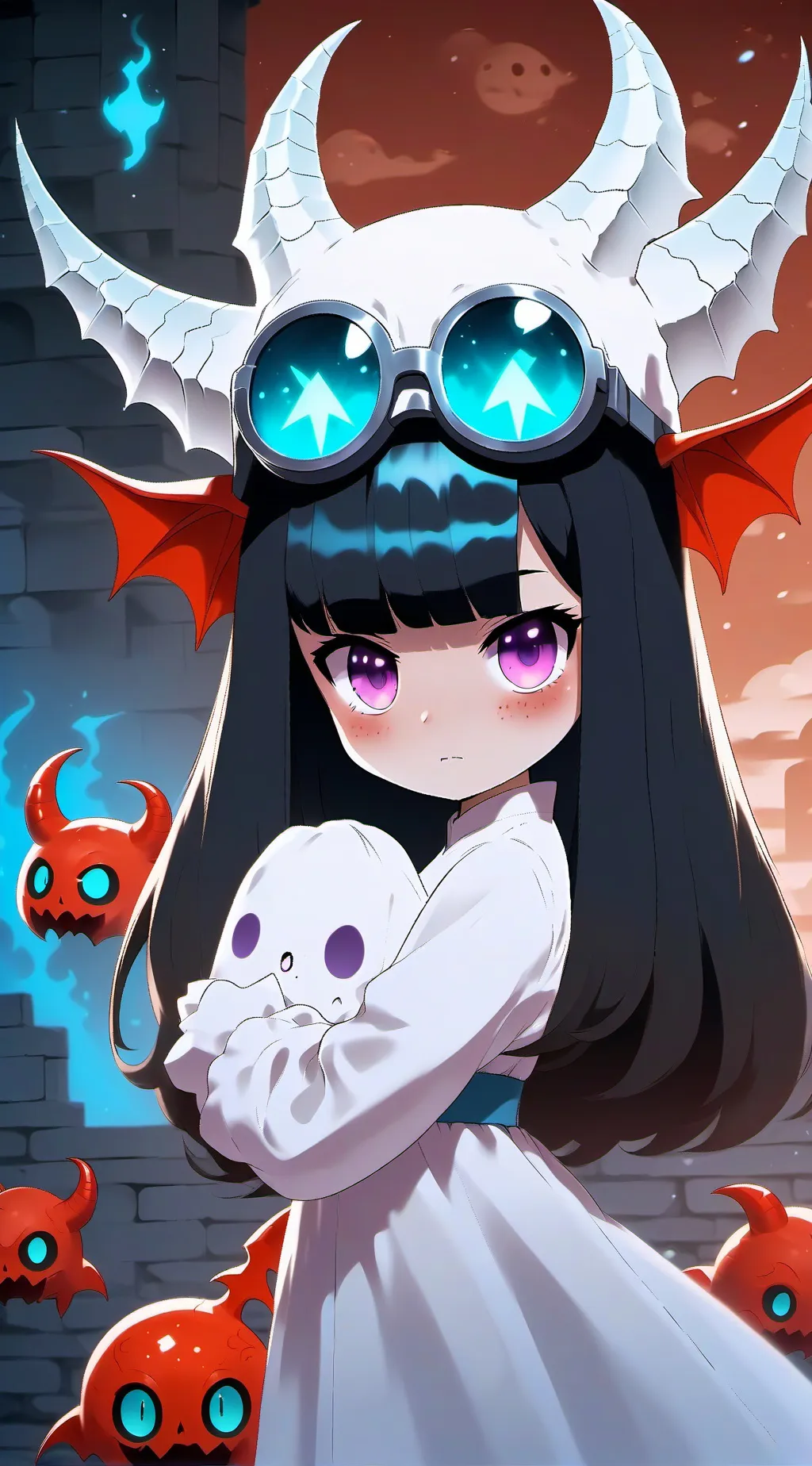 ai character: Invisible friend  background