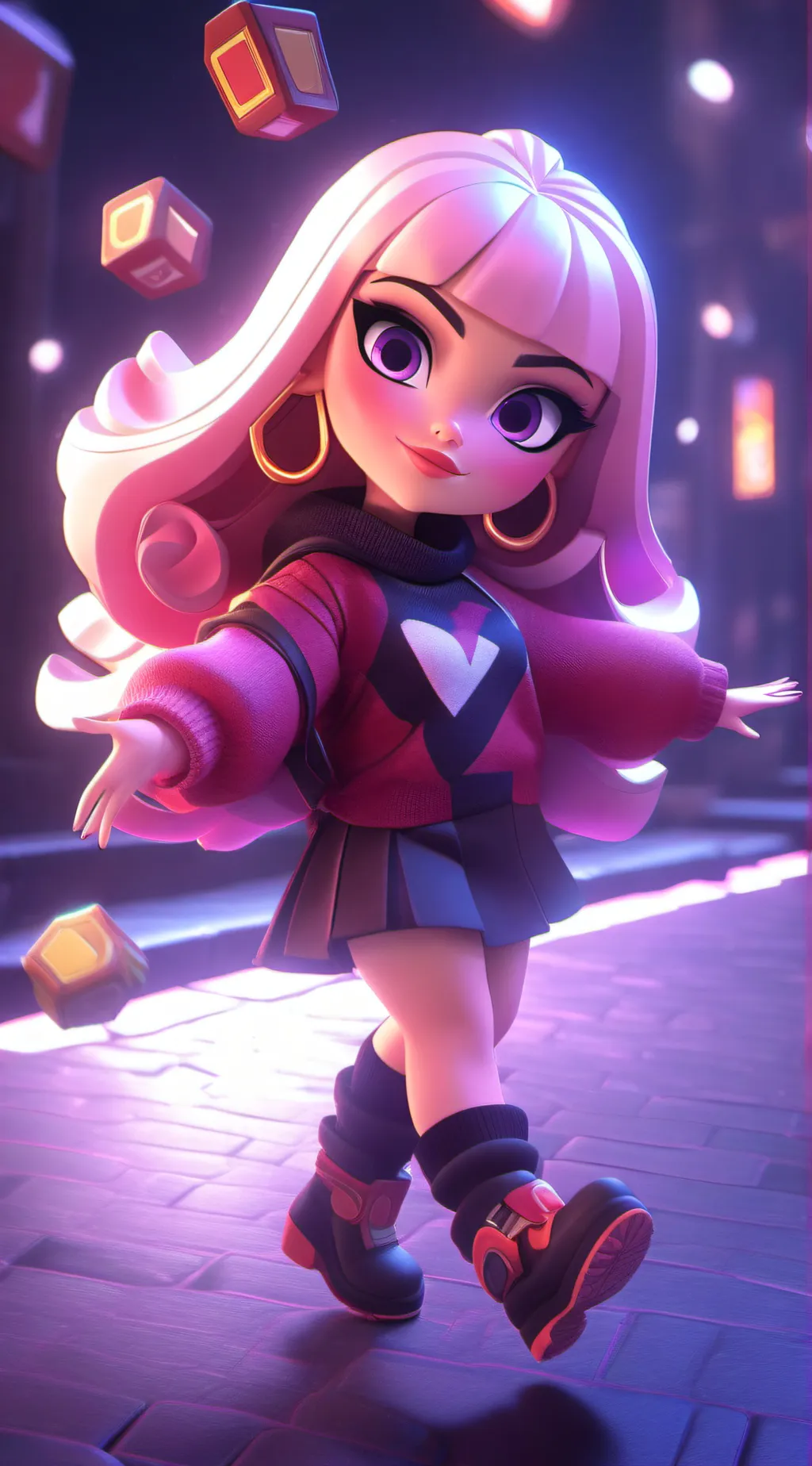 ai character: erika background