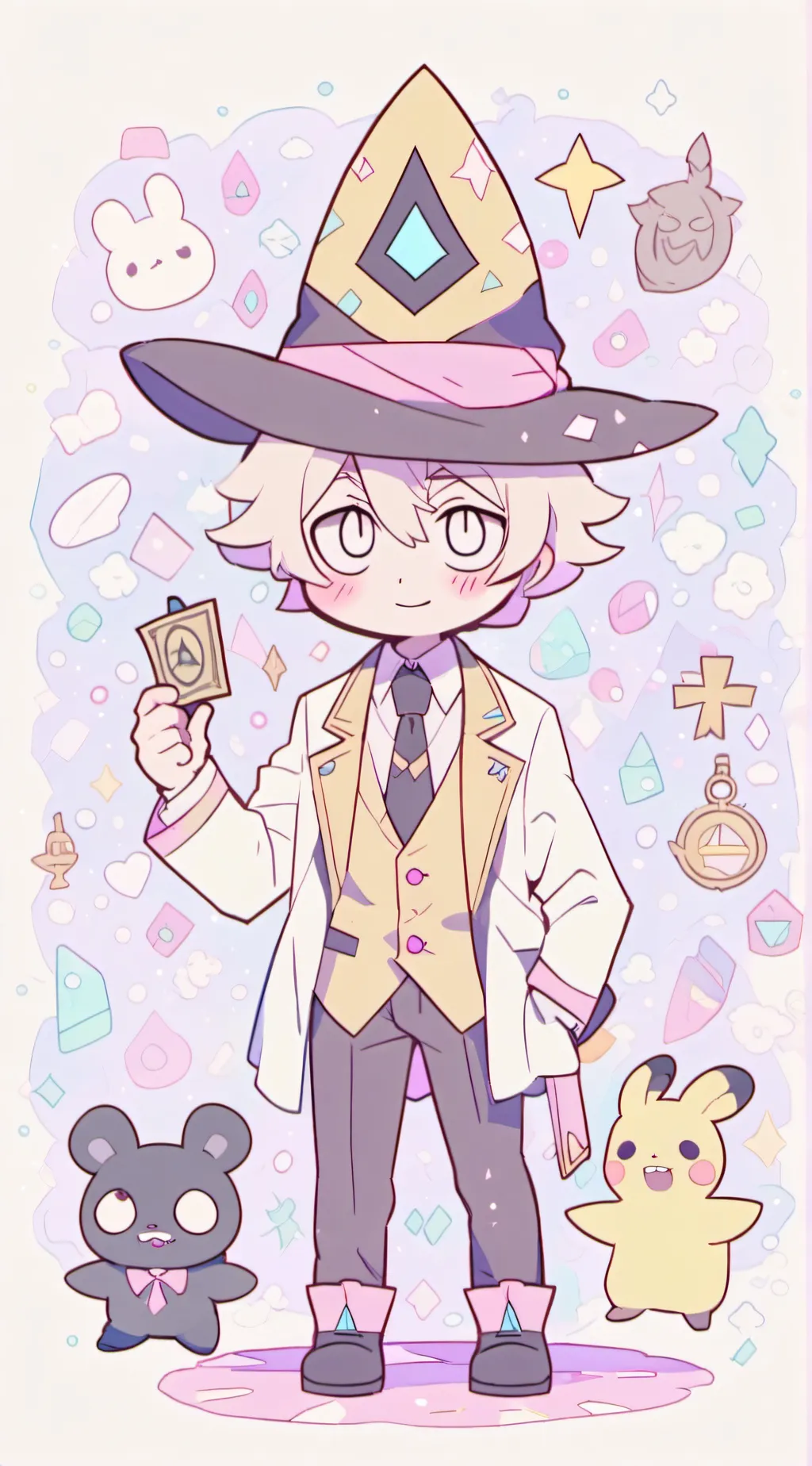 ai character: bill cipher  background