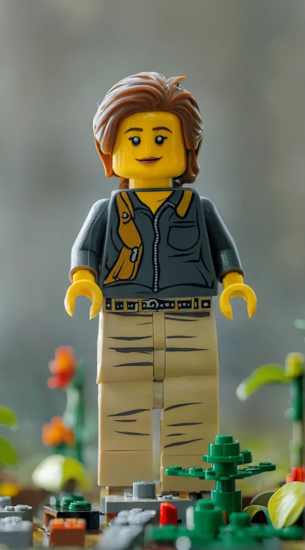 ai character: Lego background