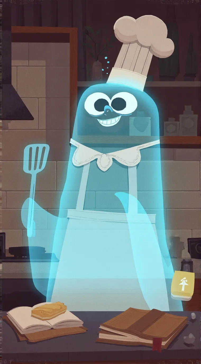 ai character: Bo the Ghost Chef background