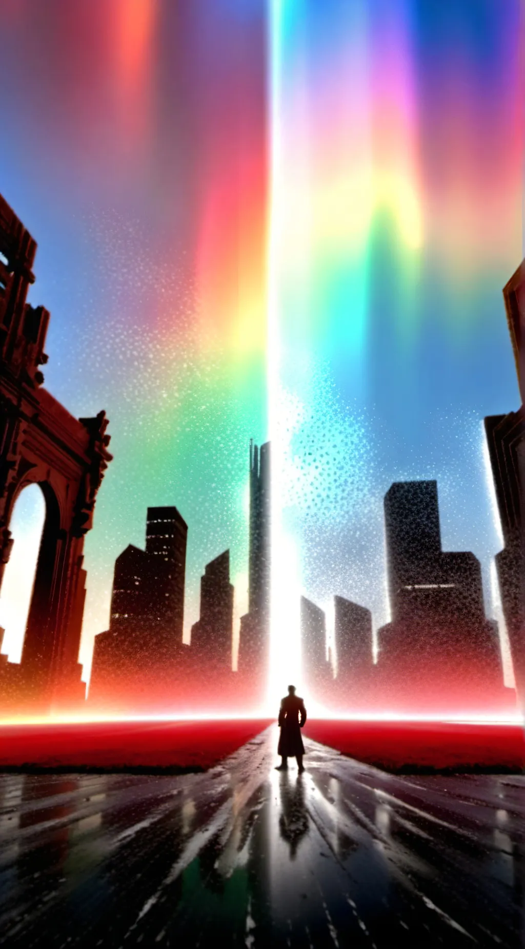 ai character: Dandys World but.. background