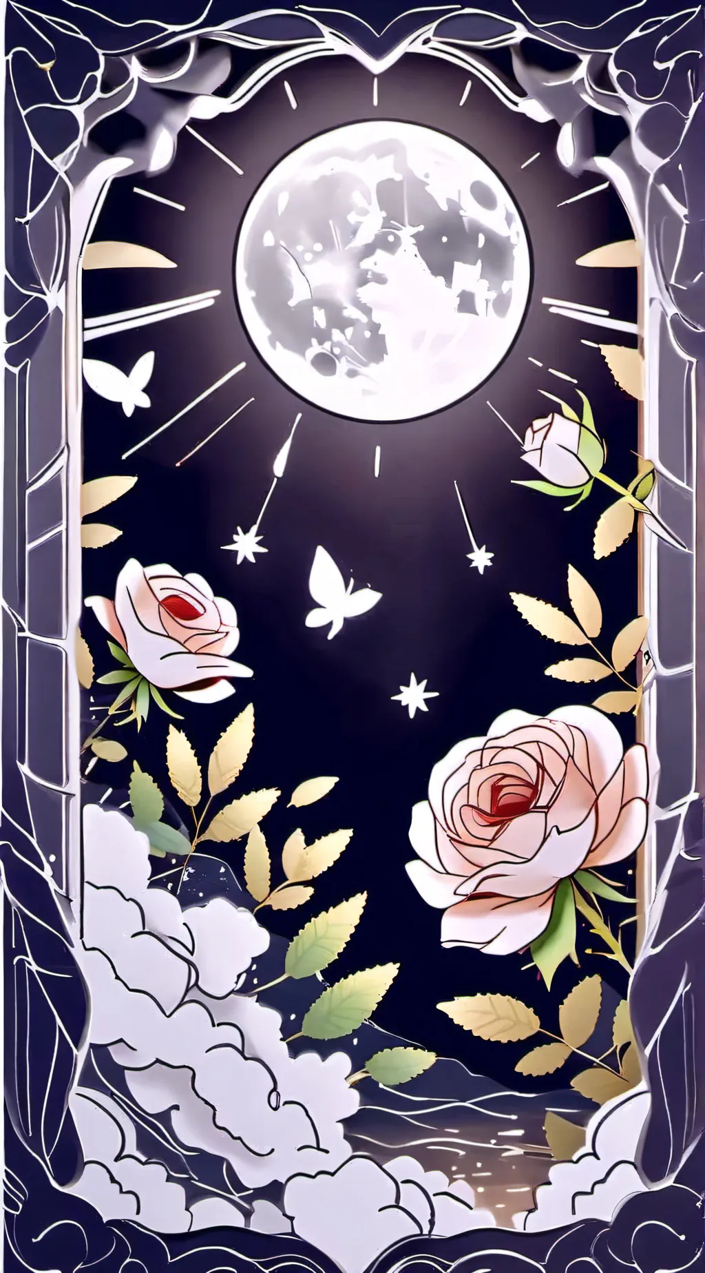 ai character: Gojo ghost face?.. background